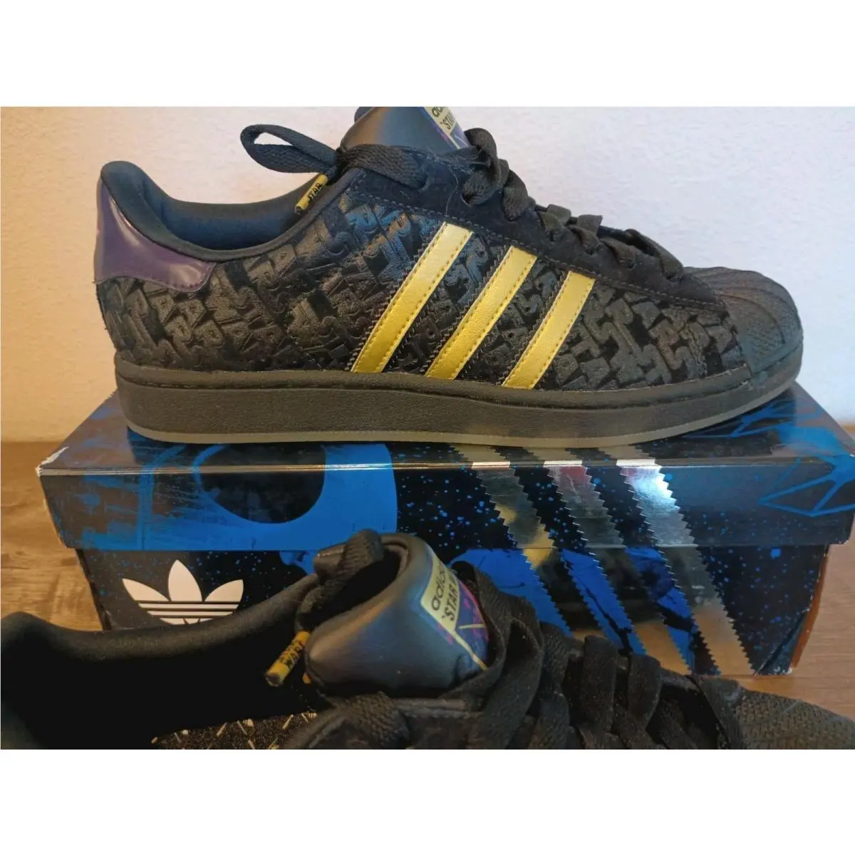 Adidas shoes - adidas Superstar - Superstar - G17710 - Black and gold (UPC: 884894194928) 3