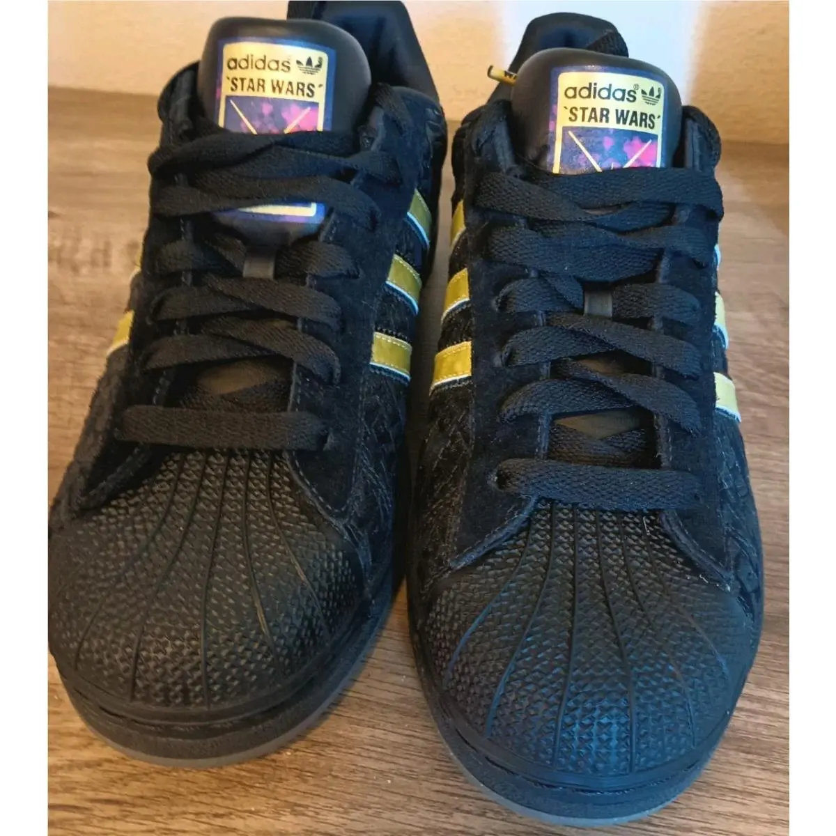 Adidas shoes - adidas Superstar - Superstar - G17710 - Black and gold (UPC: 884894194928) 4