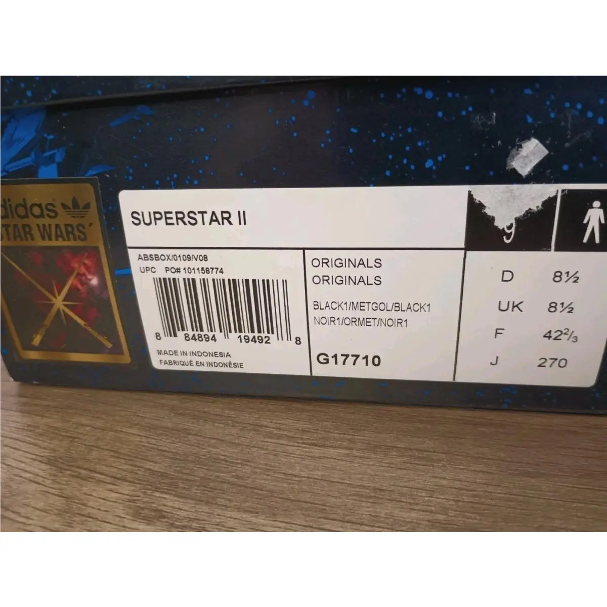 Adidas shoes - adidas Superstar - Superstar - G17710 - Black and gold (UPC: 884894194928) 5