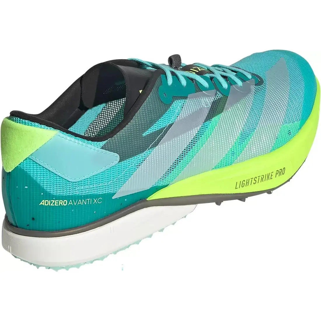 Adidas shoes - Adidas Adizero Avanti XC - Adizero Avanti - JR5077 - Aqua/Zero Metallic/Lucid Lemon (UPC: 0197620626526) 3
