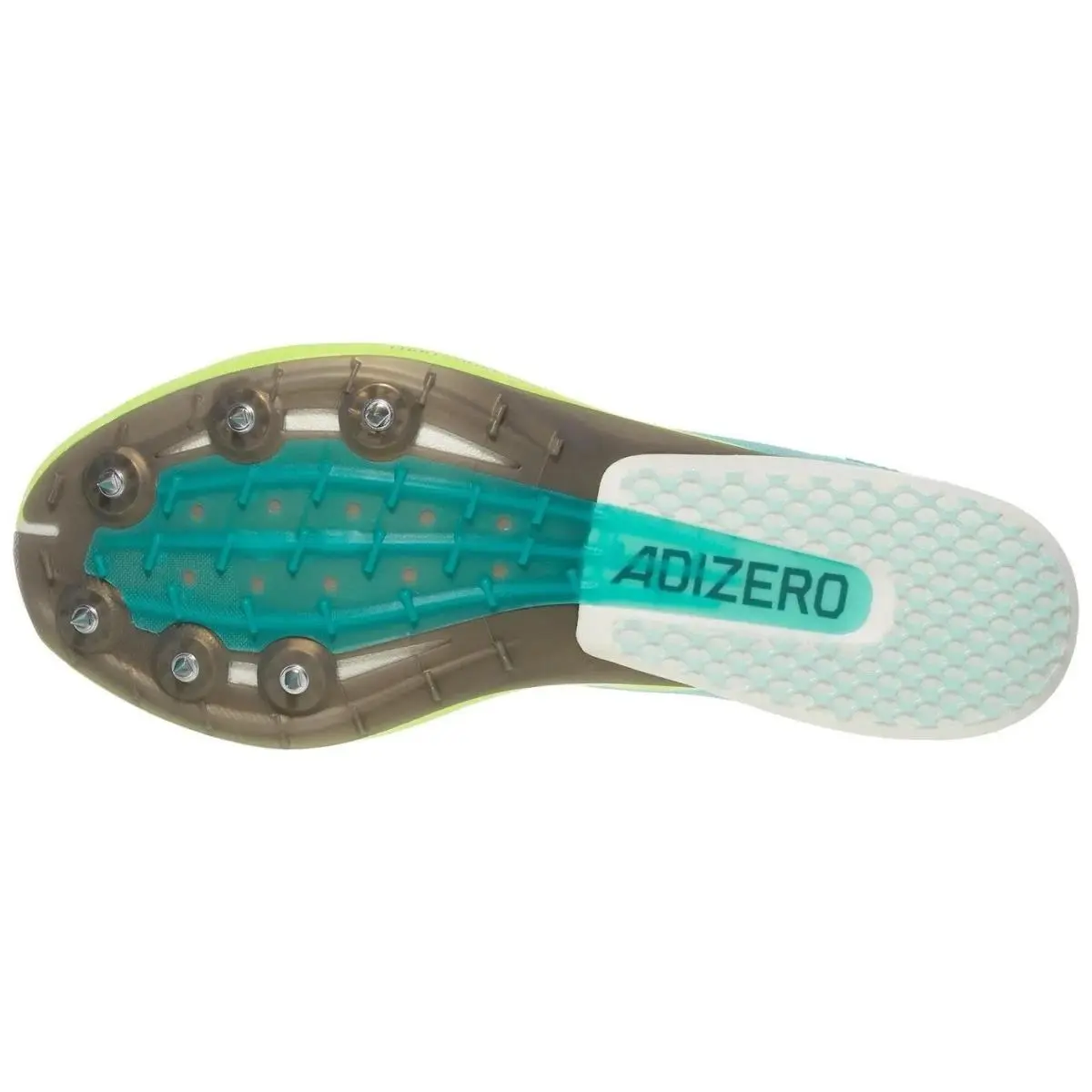 Adidas shoes - Adidas Adizero Avanti XC - Adizero Avanti - JR5077 - Aqua/Zero Metallic/Lucid Lemon (UPC: 0197620626526) 5