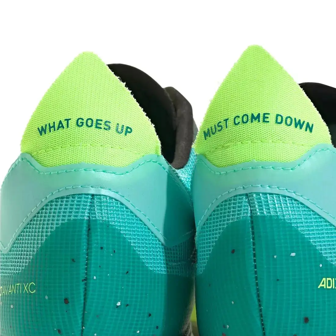 Adidas shoes - Adidas Adizero Avanti XC - Adizero Avanti - JR5077 - Aqua/Zero Metallic/Lucid Lemon (UPC: 0197620626526) 4