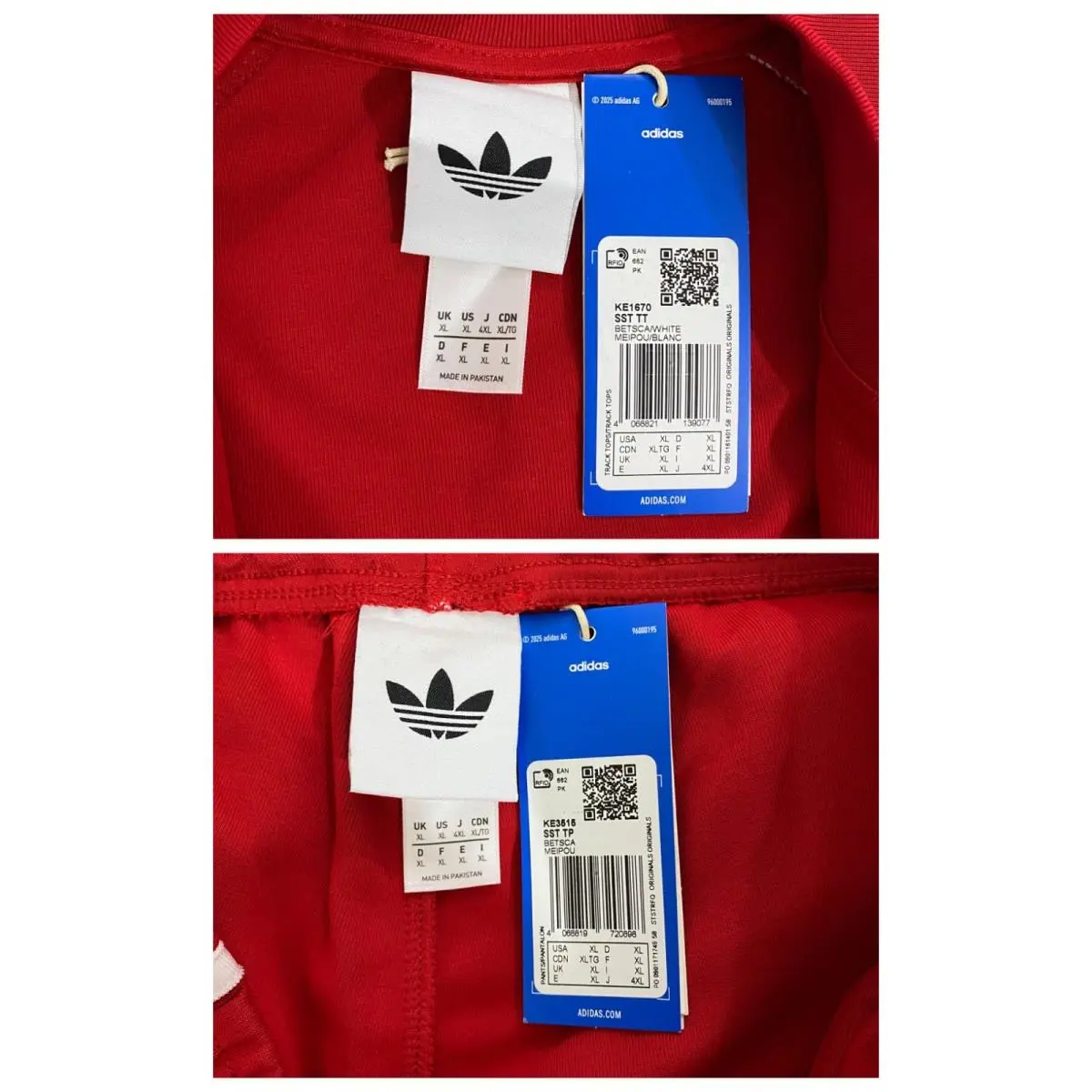 Adidas clothing - Better Scarlet White 3