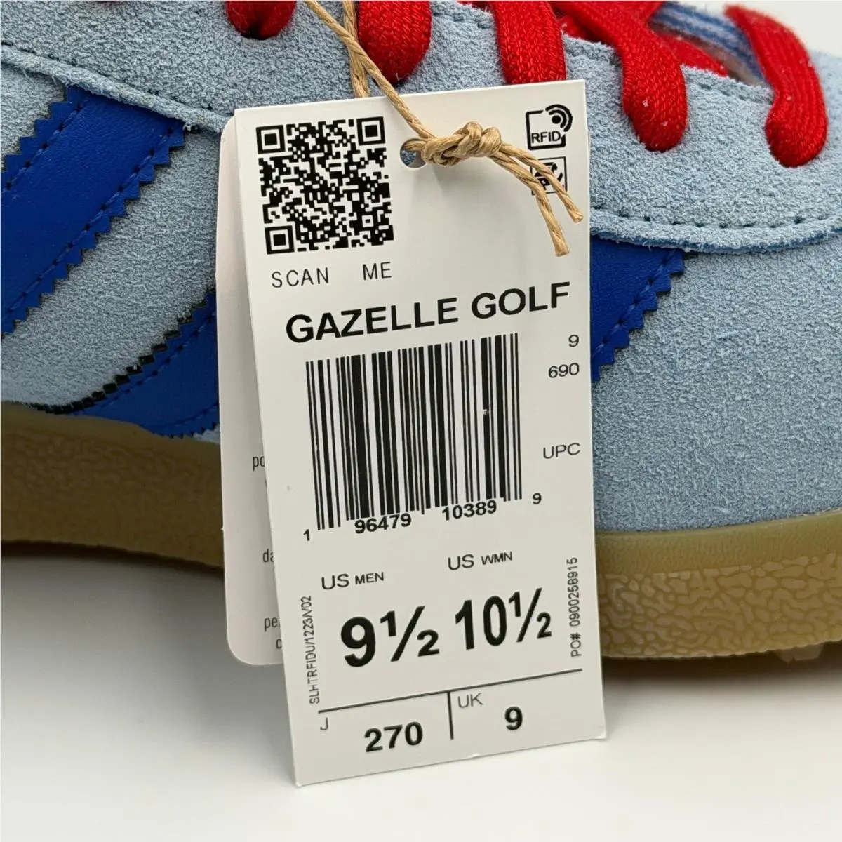 Adidas shoes - Gazelle Golf - Gazelle Golf - IH8553 - Blue (UPC: 196479103899) 8