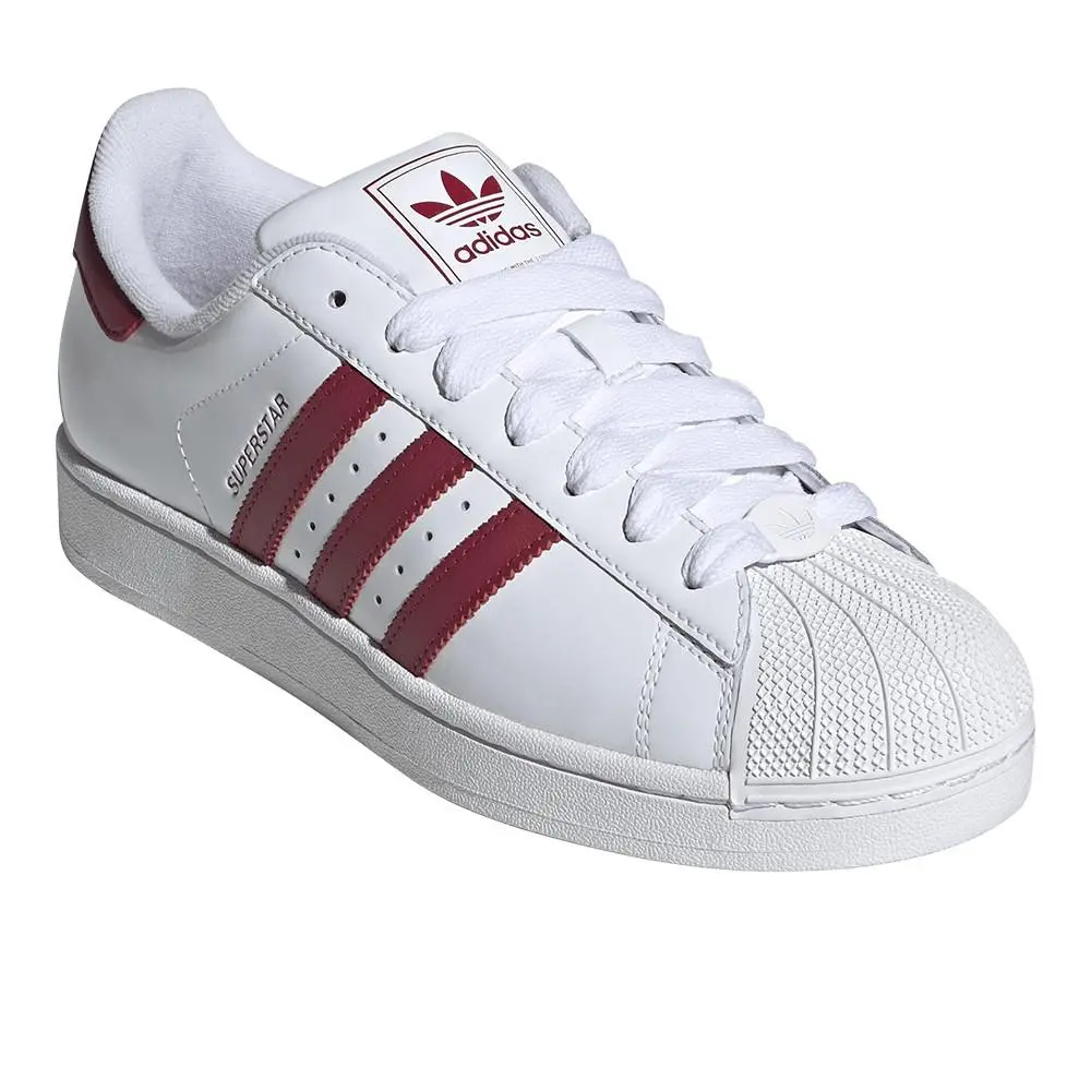 Adidas shoes - adidas Superstar Ii Lace Up - JR7315 - Red, White (UPC: 197622369254) 0