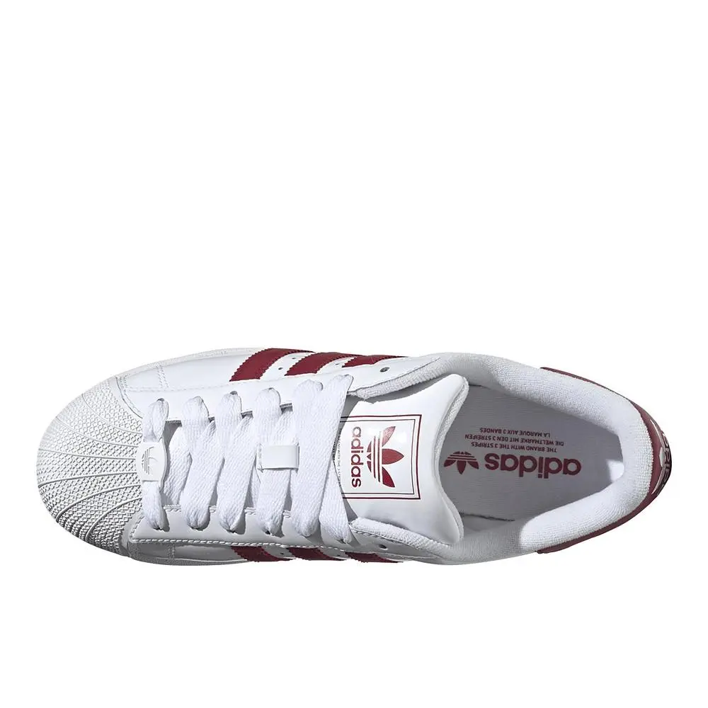 Adidas shoes - adidas Superstar Ii Lace Up - JR7315 - Red, White (UPC: 197622369254) 2