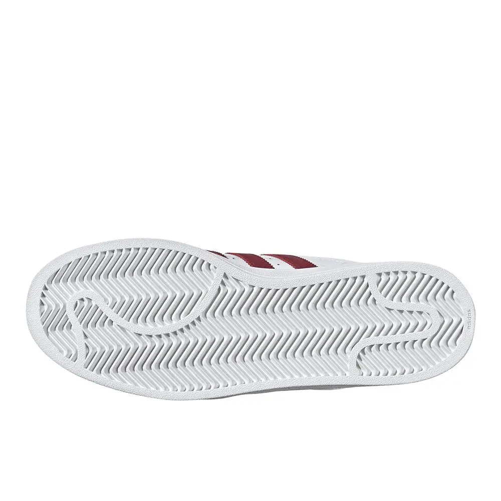 Adidas shoes - adidas Superstar Ii Lace Up - JR7315 - Red, White (UPC: 197622369254) 3