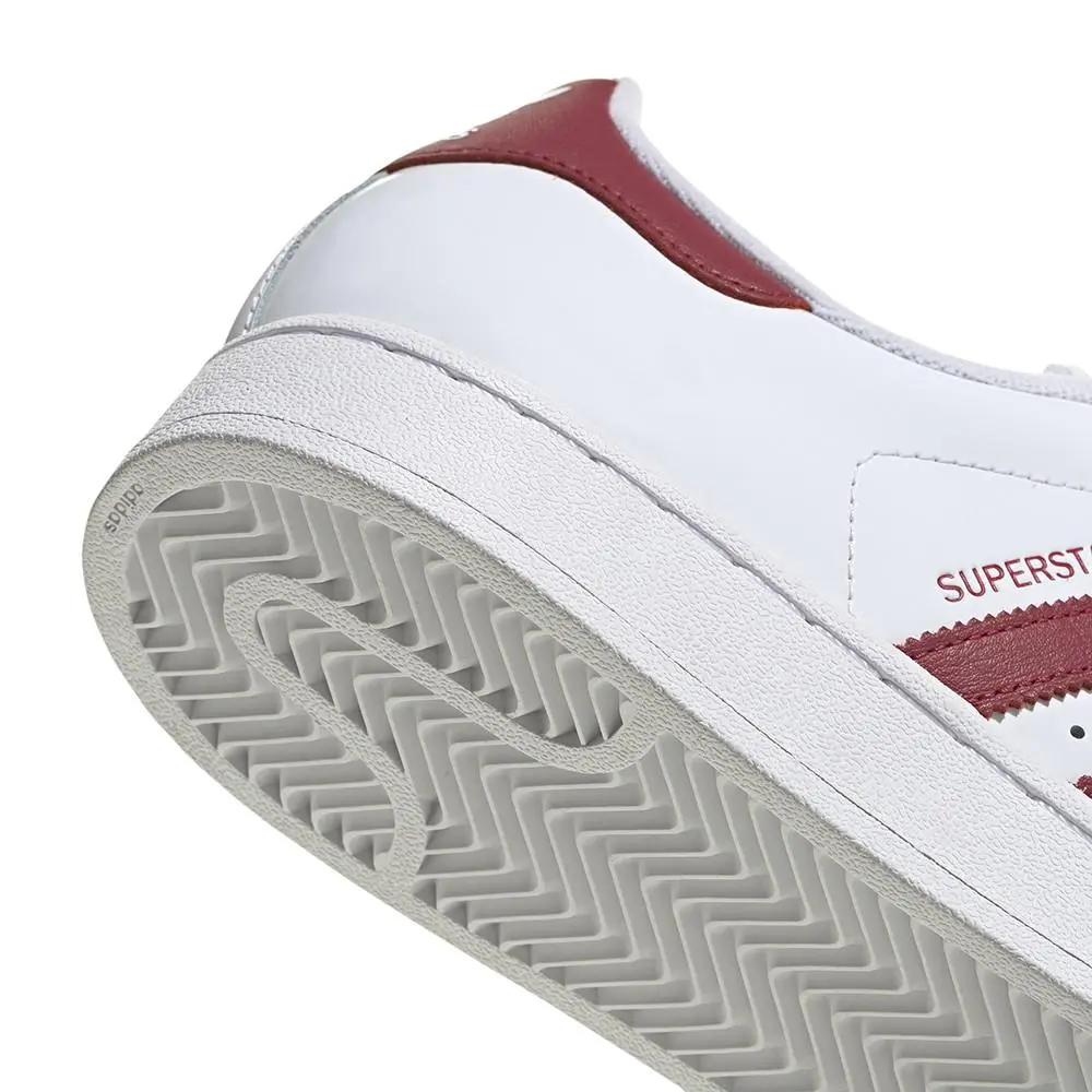 Adidas shoes - adidas Superstar Ii Lace Up - JR7315 - Red, White (UPC: 197622369254) 4
