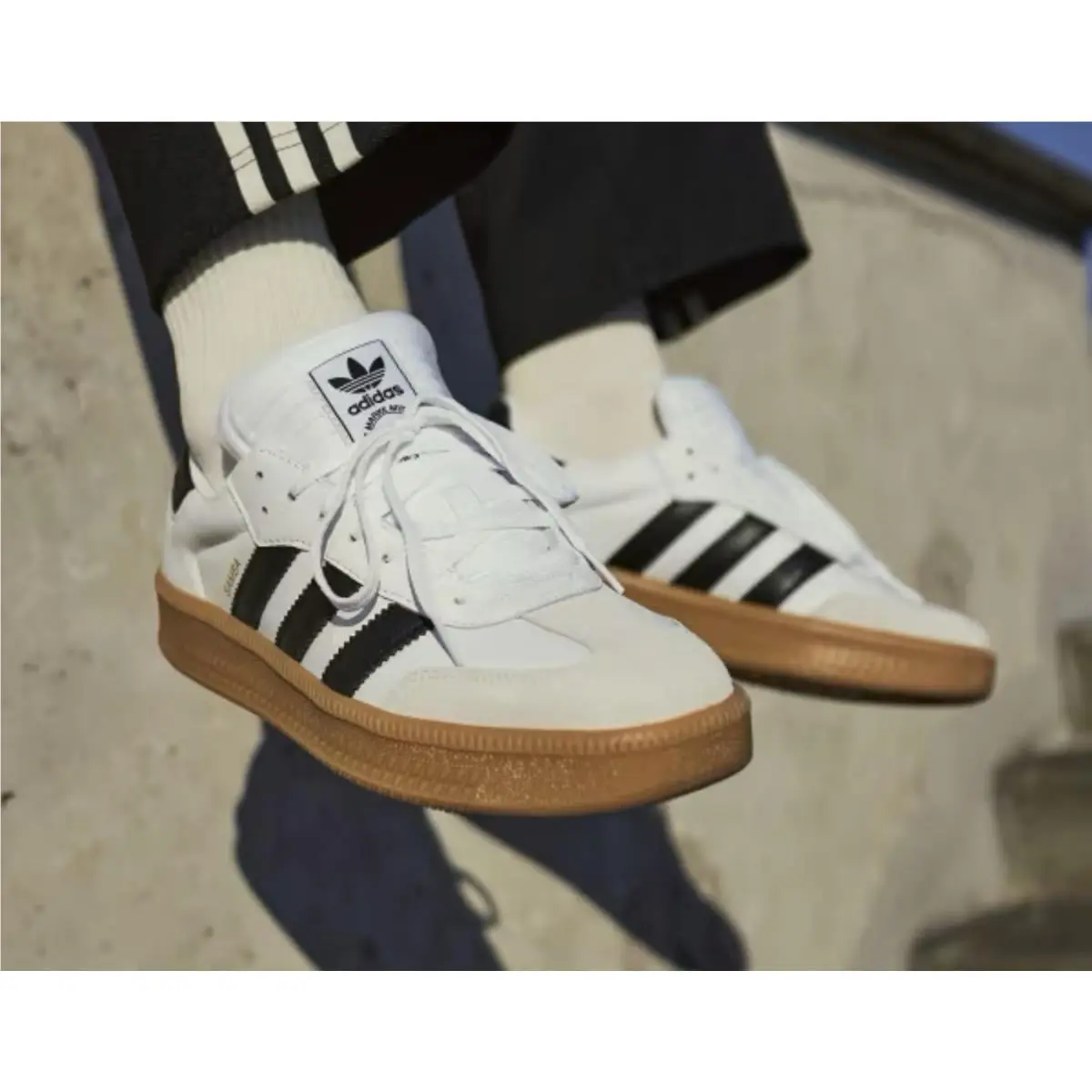 Adidas shoes - adidas Samba XLG - Samba XLG - White, Black, Beige 8
