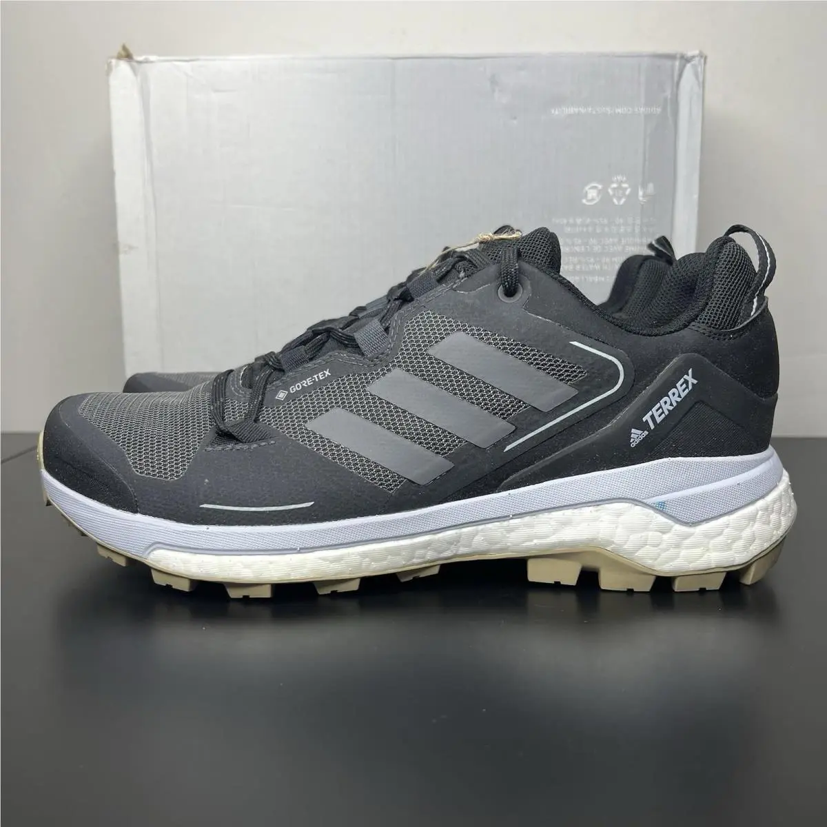 Size 9.5W/8M - Adidas Terrex Skychaser Gtx 2.0 Black Gum