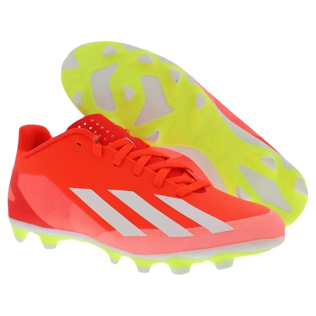 Adidas X Crazyfast Club Fxg Unisex Shoes Size 5.5 Color: Red Orange/white