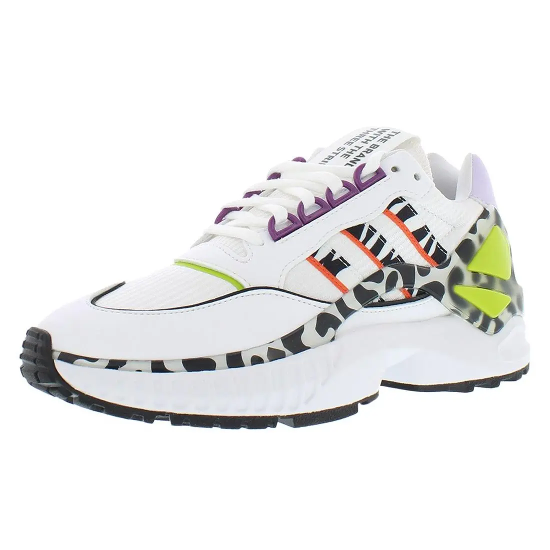 Adidas shoes - Footwear White/Orange/Purple Tint, Main: White (UPC: 195734761577) 0