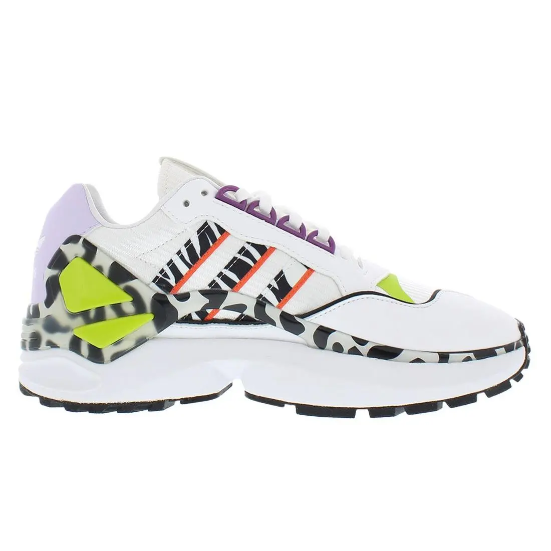 Adidas shoes - Footwear White/Orange/Purple Tint, Main: White (UPC: 195734761577) 1