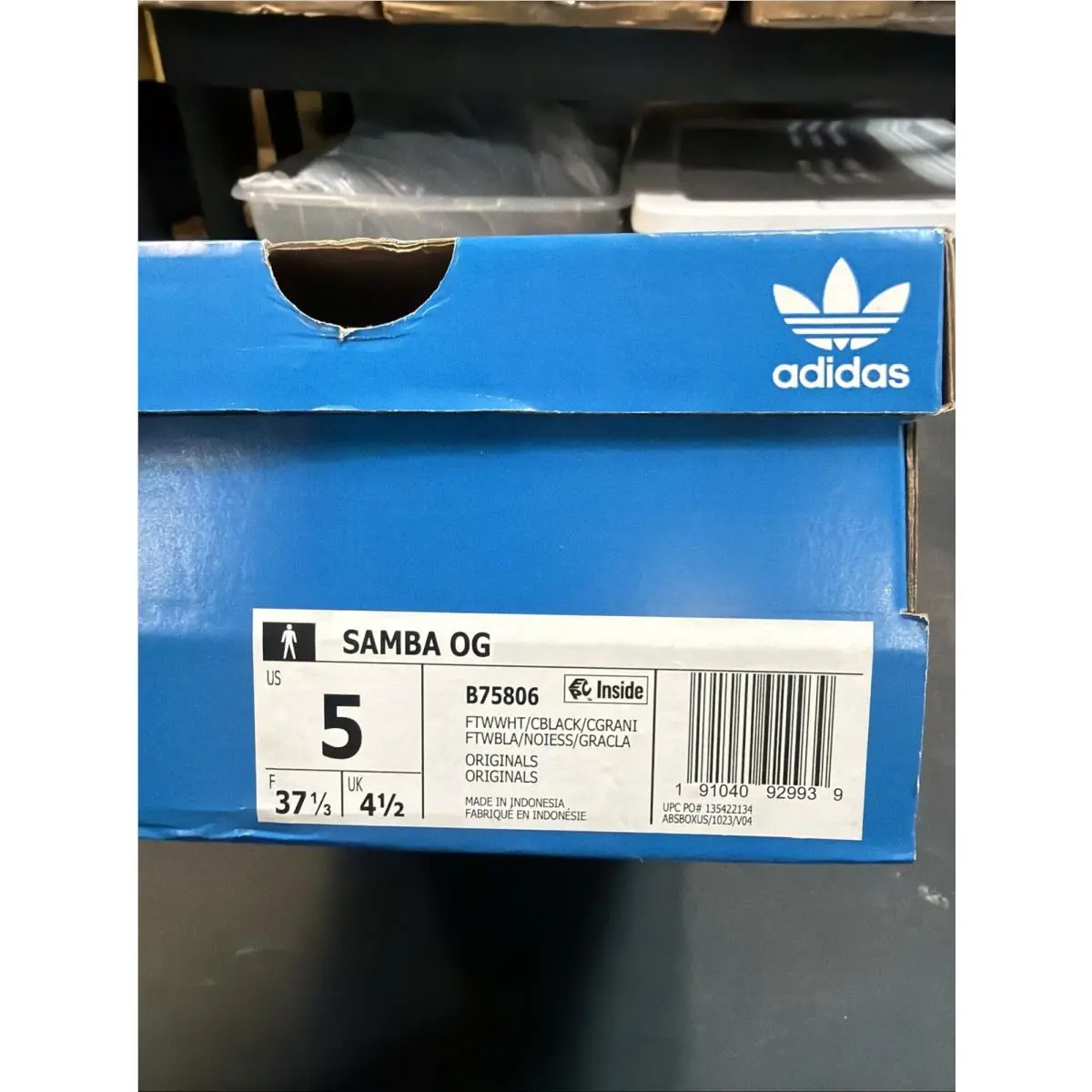 Adidas shoes - adidas Samba OG - Samba - White (UPC: 0191040929922) 3