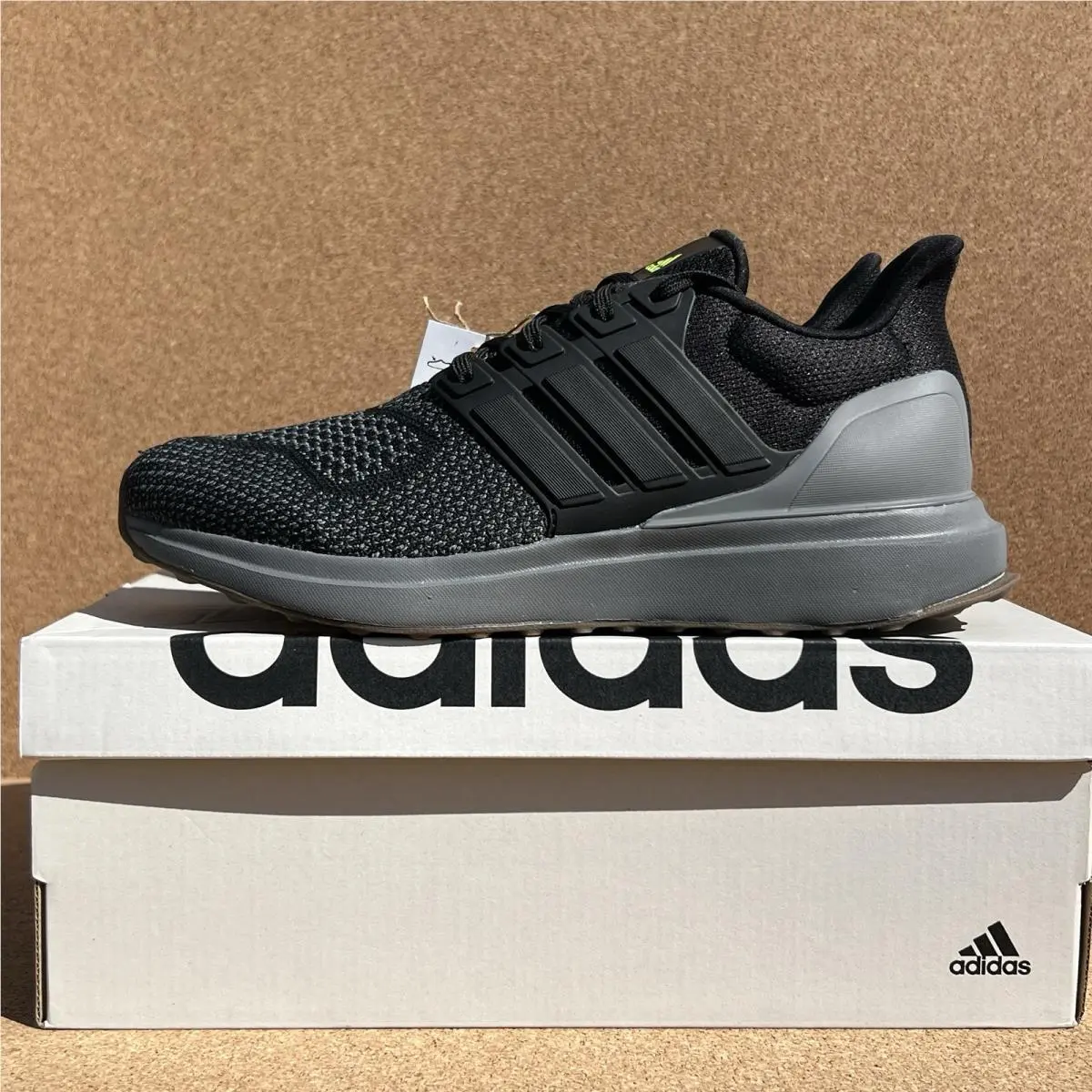 Adidas Ubounce Dna Men`s Running Shoes Size 10 Core Black Grey Athletic