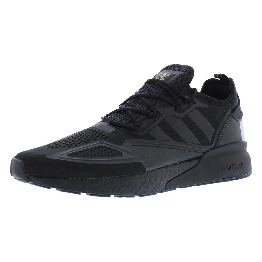 Adidas ZX 2K Boost Mens Shoes Size 14 Color: Core Black/core Black/gold