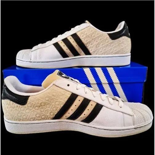 Adidas Originals Men`s Size 13 Superstar II Bsc Shoes Sneakers Deadstock 08