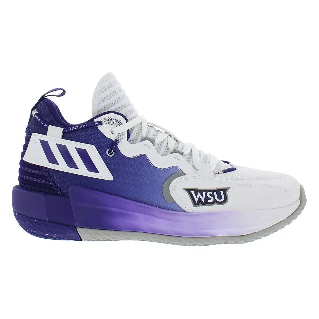 Adidas Sm Dame 7 Extply Unisex Shoes Size 13 Color: White/purple