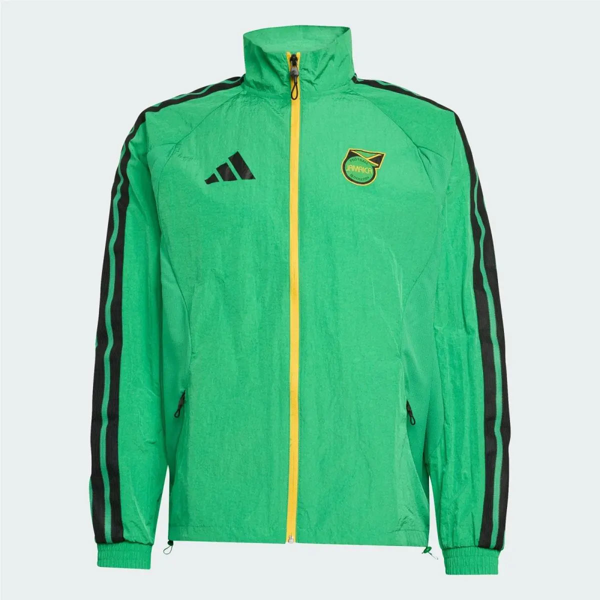 Jamaica Bob Marley Full Zip Track Jacket Green Yellow Black Mens M JV8195 by Adidas