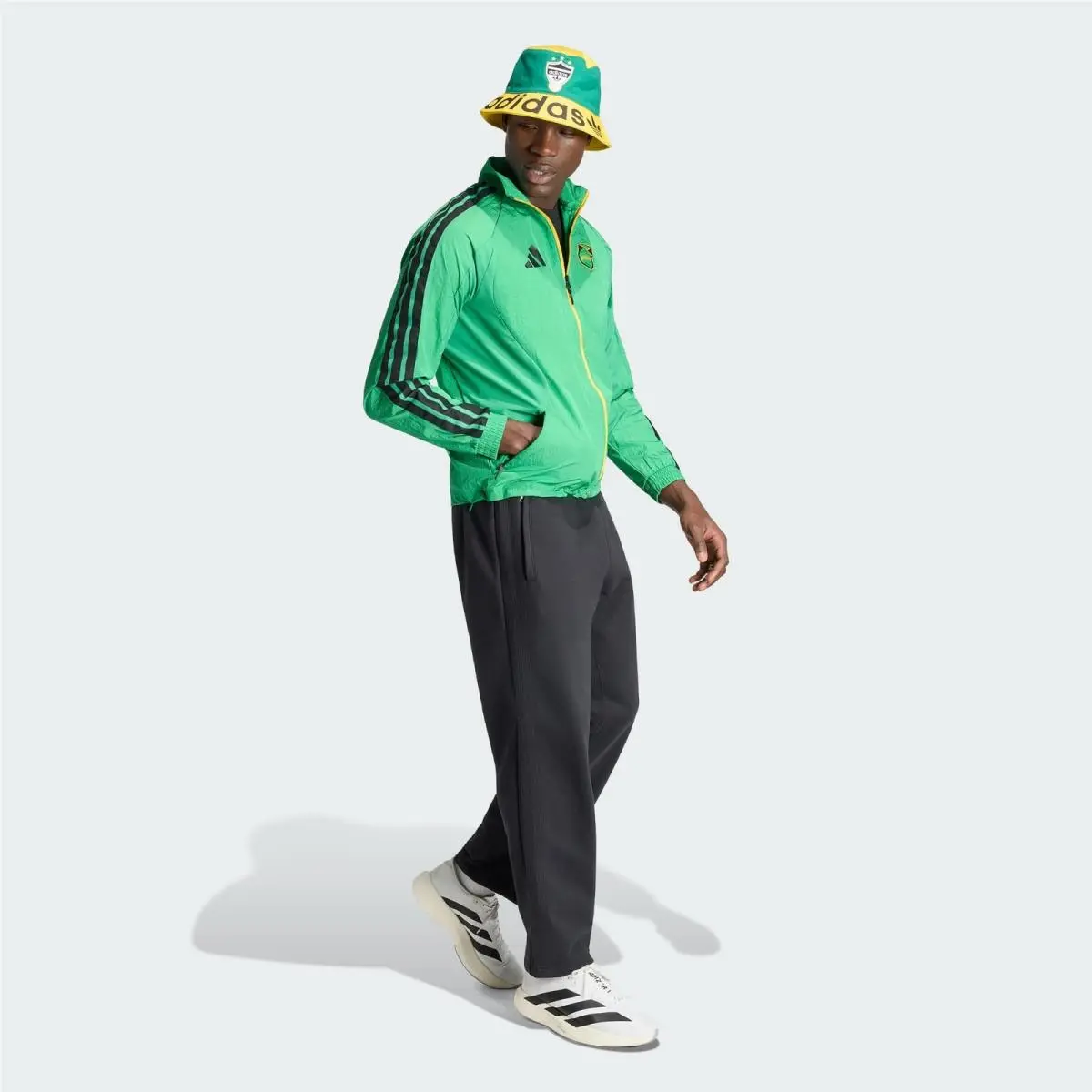 Adidas clothing - JFF H AN JKT - JFF JKT - JV8195 - Green (UPC: 198327484037) 3