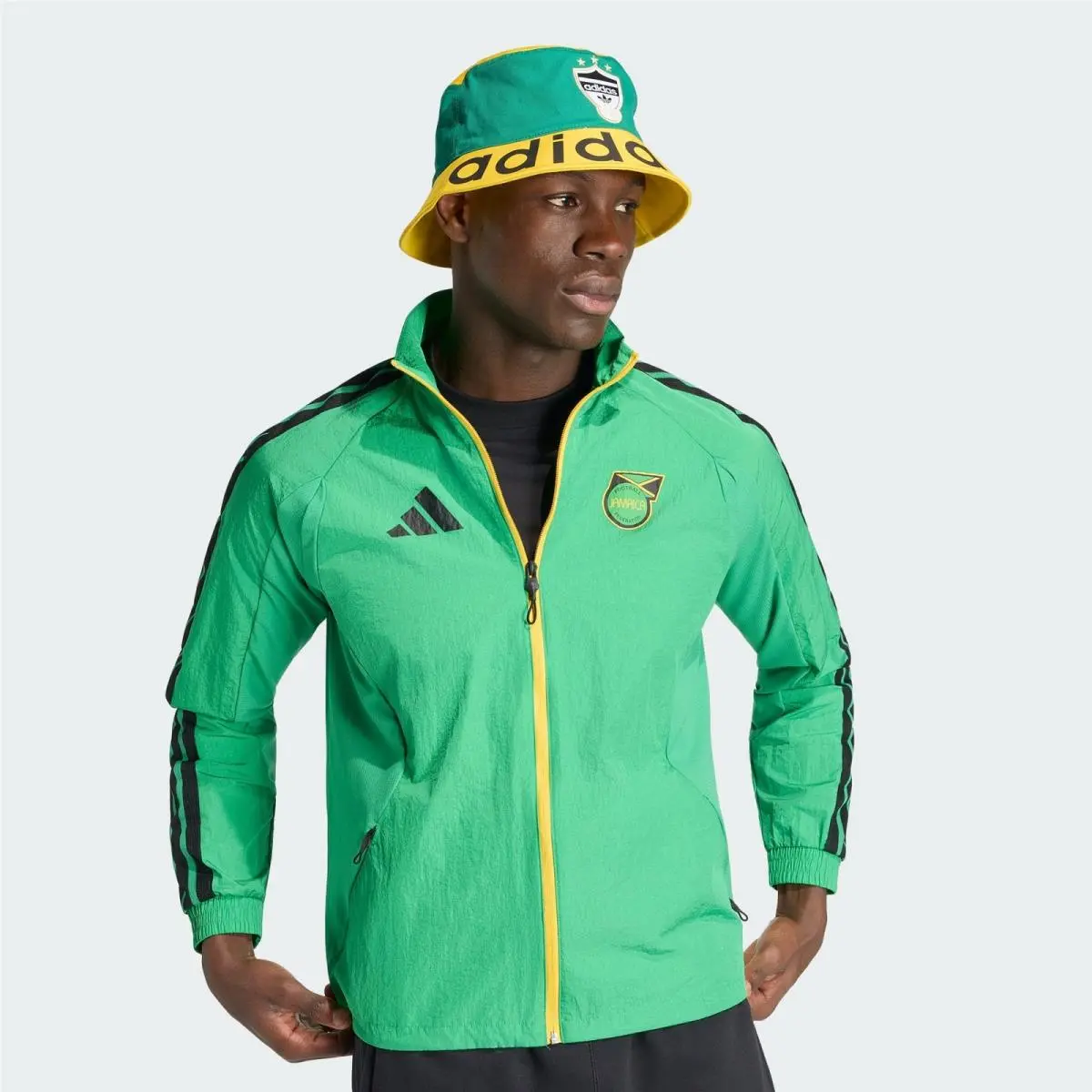 Adidas clothing - JFF H AN JKT - JFF JKT - JV8195 - Green (UPC: 198327484037) 4
