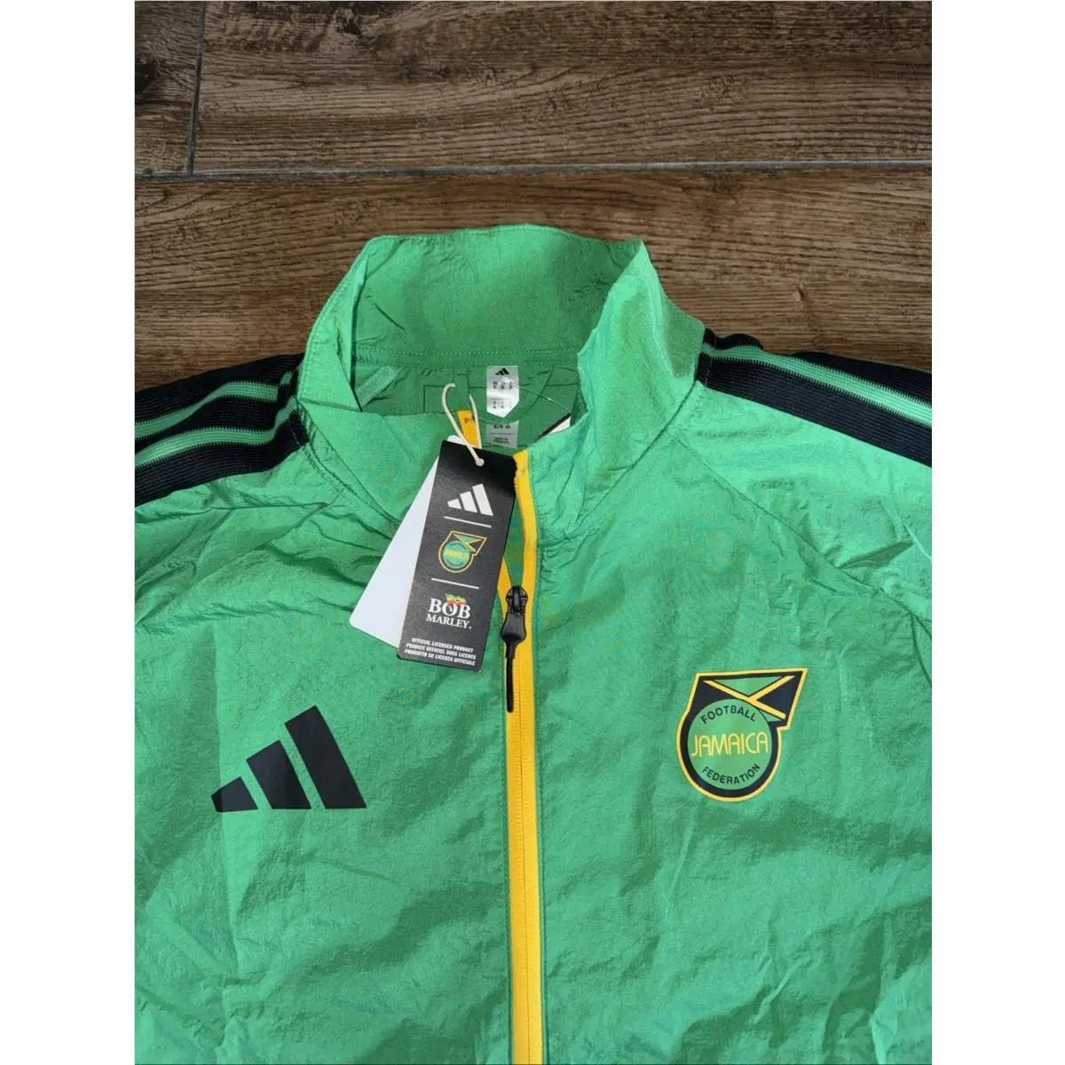 Adidas clothing - JFF H AN JKT - JFF JKT - JV8195 - Green (UPC: 198327480329) 3