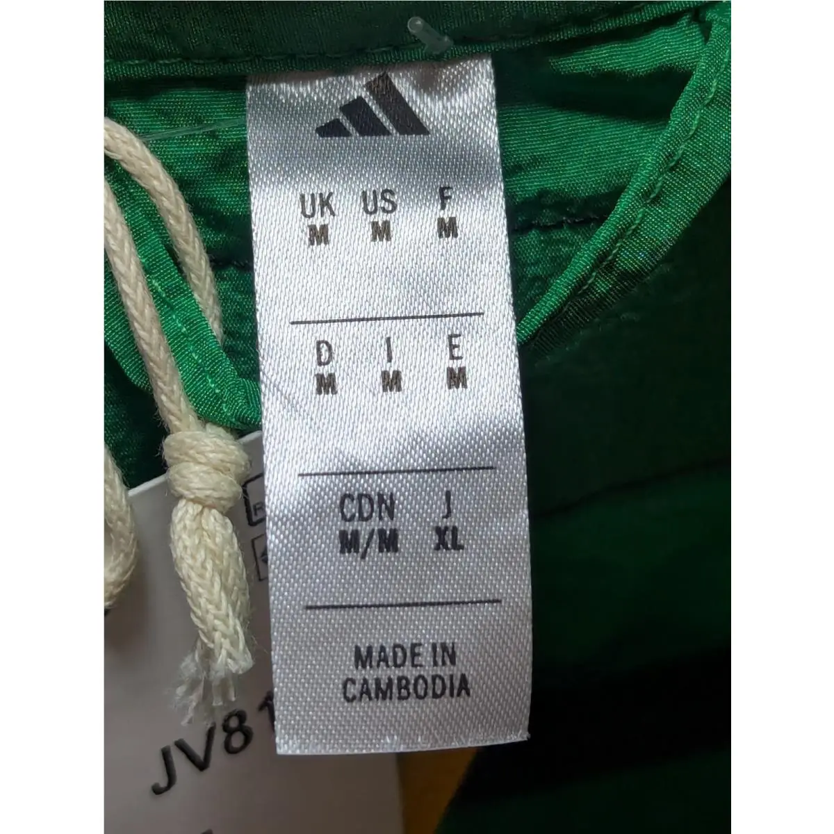 Adidas clothing - JFF H AN JKT - JFF JKT - JV8195 - Green (UPC: 198327484037) 9