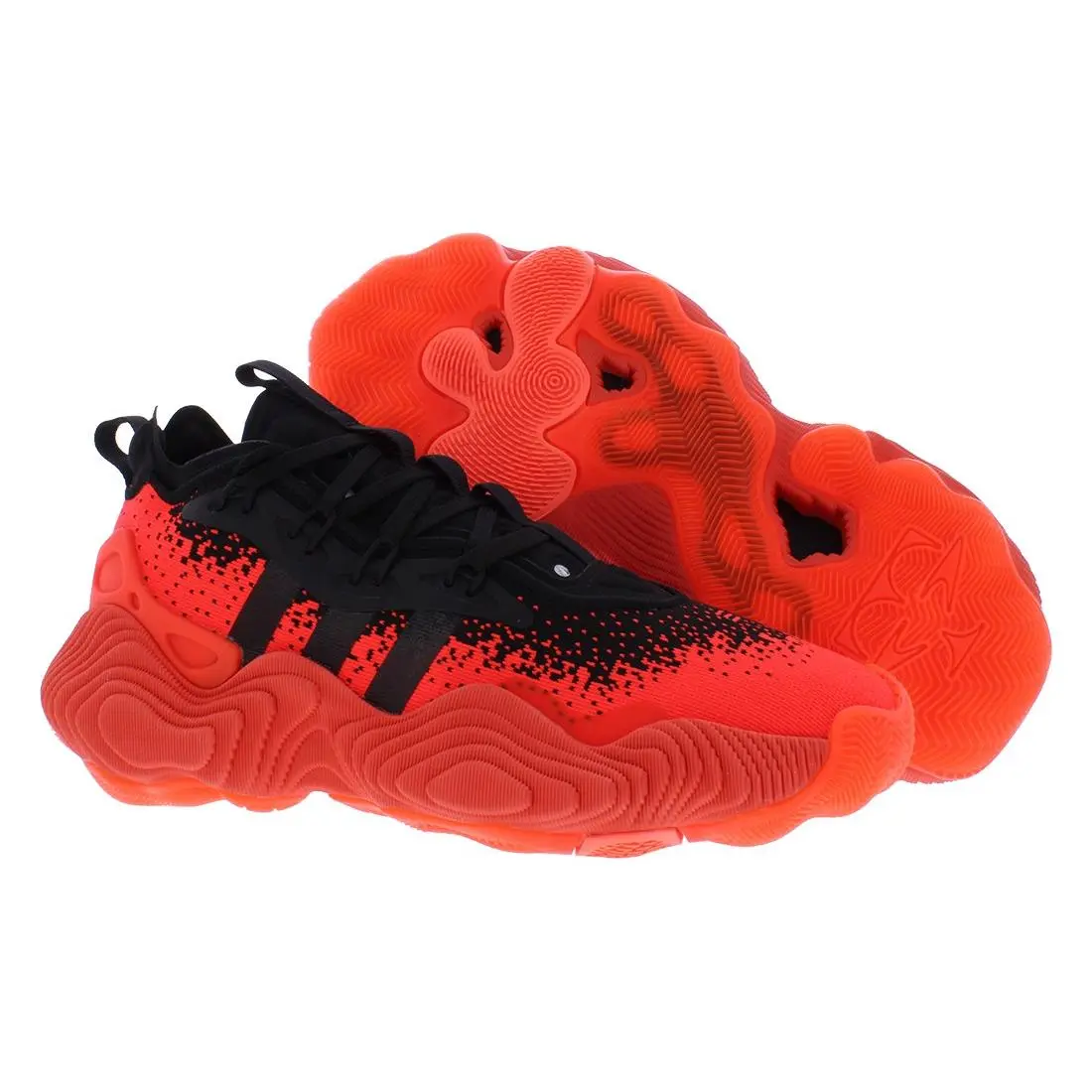 Adidas Trae Young 3 GS Boys Shoes Size 7 Color: Red/black - Red/Black, Main: Red