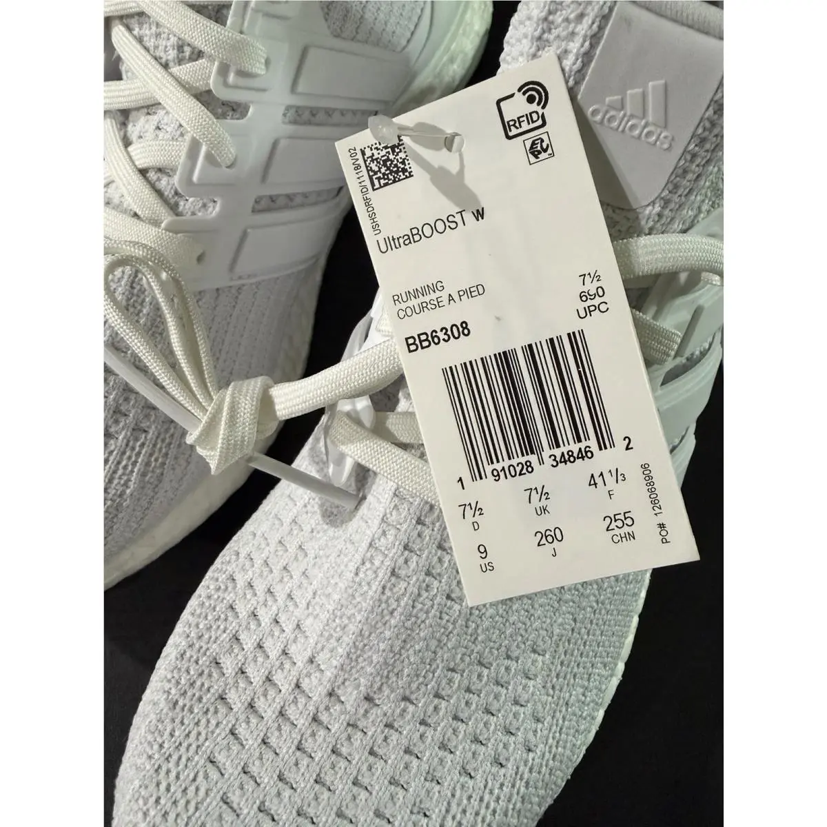 Adidas shoes - adidas UltraBoost 4.0 - UltraBoost - BB6308 - White (UPC: 0191028348462) 8