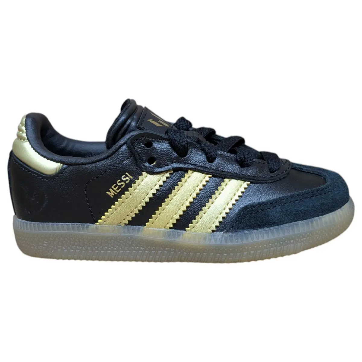 Adidas Youth Messi Samba Triunfo Dorado - Black/gold - US Size 8.5K - JR6349