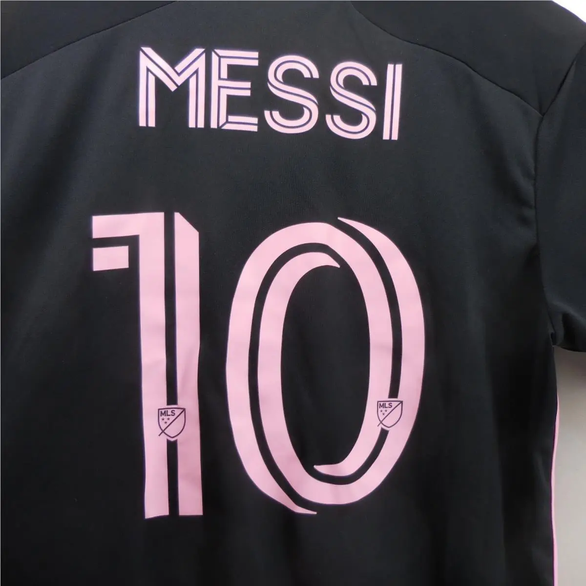 Adidas Inter Miami CF Messi 10 Away Jersey Black Pink Mens Medium JE9704