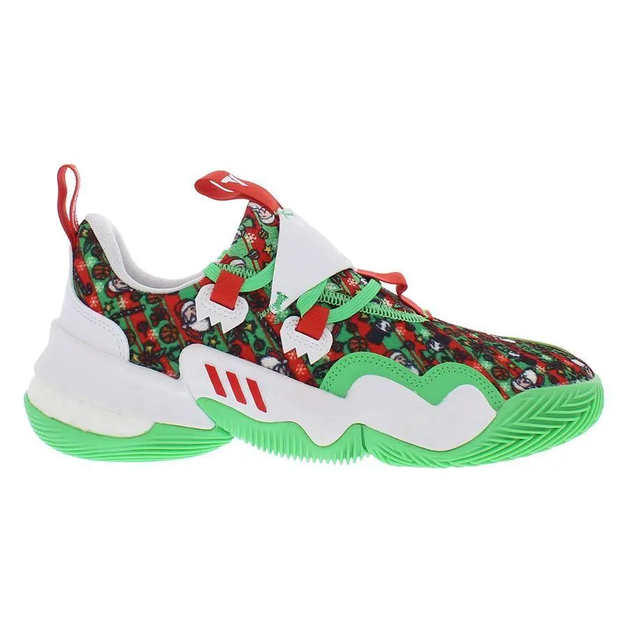 Adidas shoes - Screaming Green/Vivid Red/Footwera White, Main: Multi-Colored (UPC: 195735122971) 3
