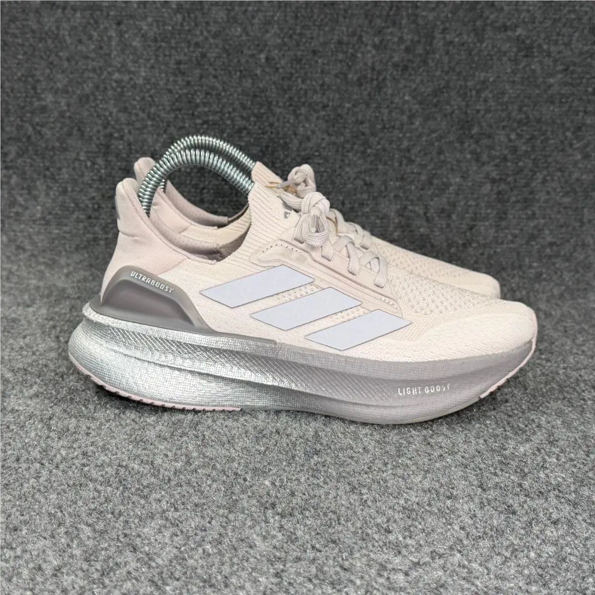 Adidas Ultraboost 5x Running Shoes Women`s 5 Ice Purple Silver Metallic Athletic