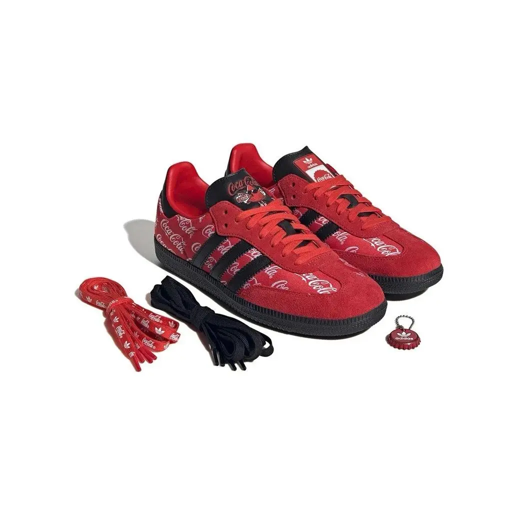 Size 10 - Adidas Samba Coca-cola Red