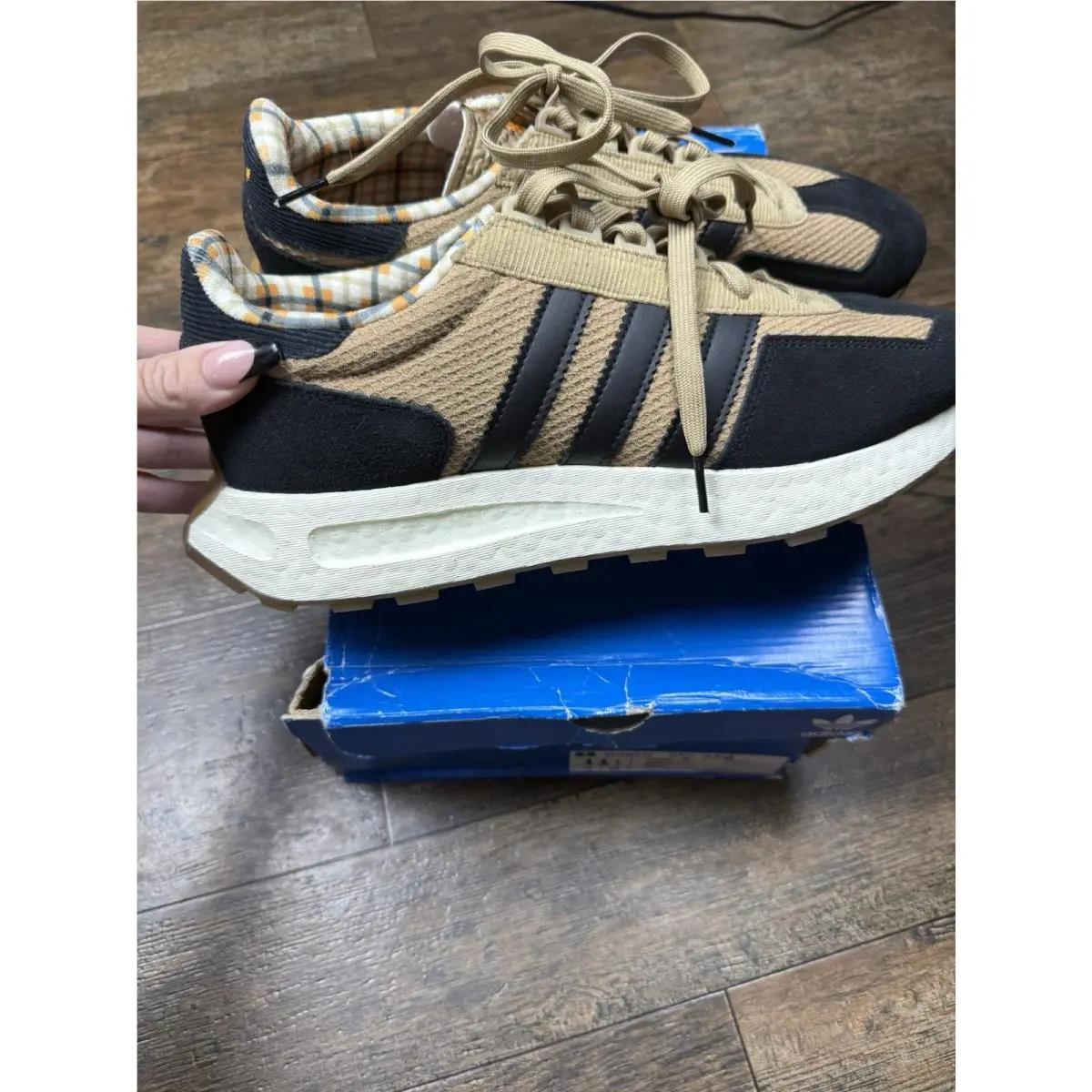 Adidas Originals Retropy E5 Running Shoes Black/brown Mens 11.5 Boost