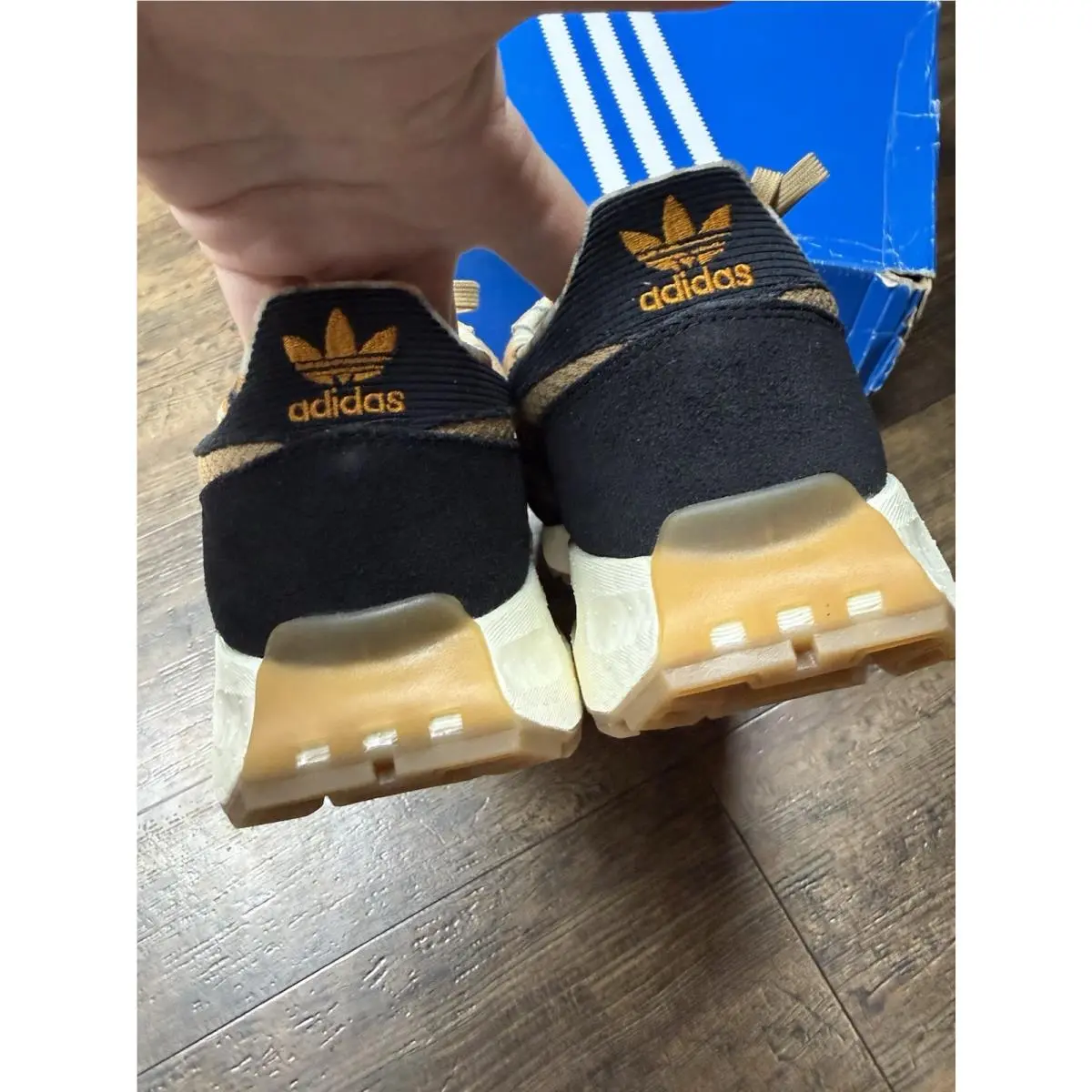 Adidas shoes - adidas Retropy E5 - Retropy - GX6579 - Black / Brown / White / Orange 3