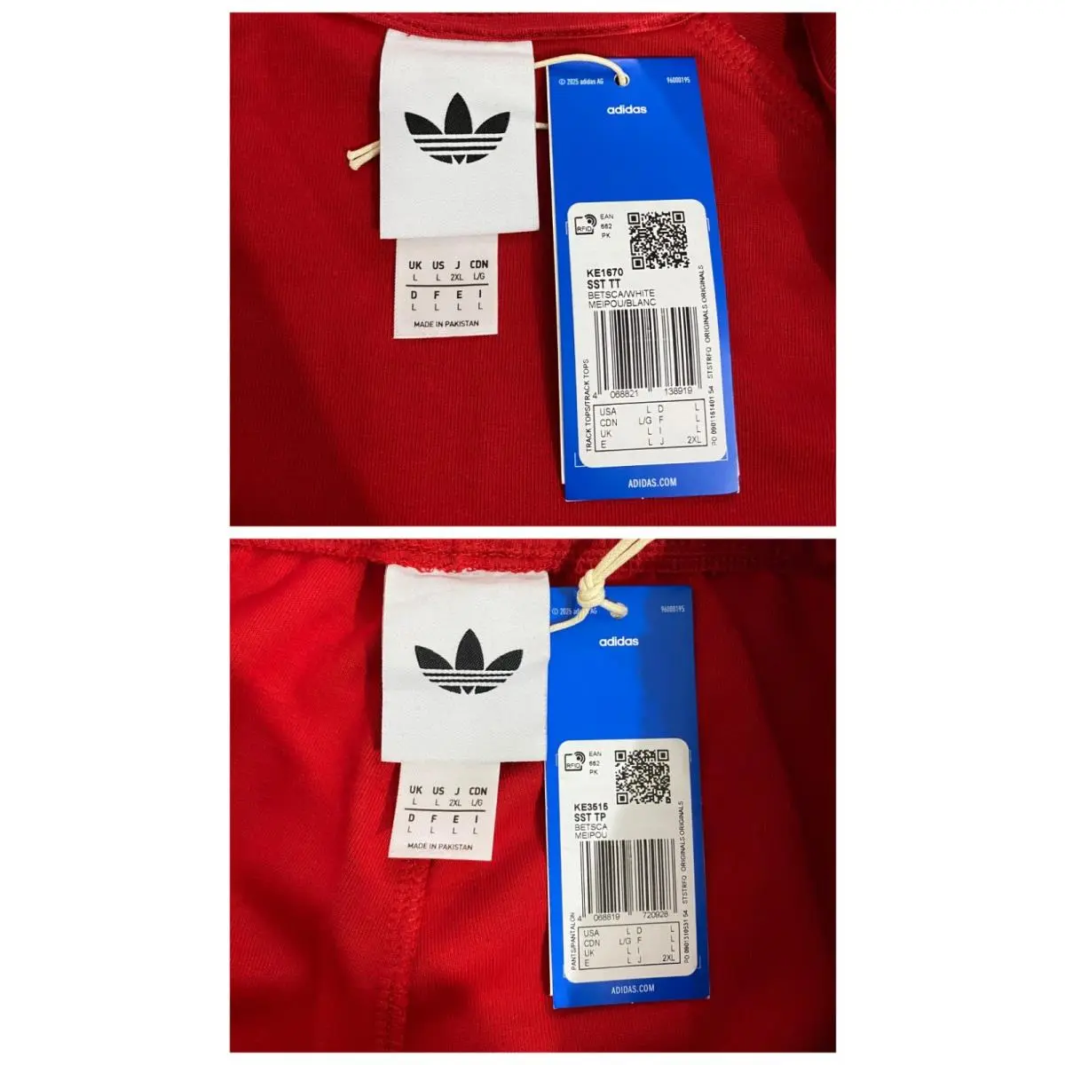 Adidas clothing - Better Scarlet White 3