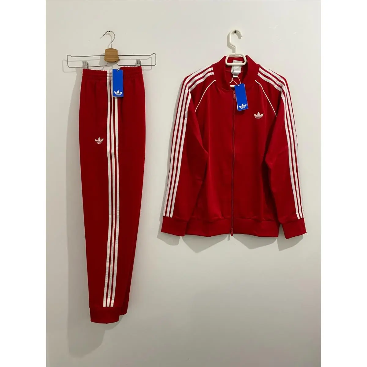 Adidas Originals Classics Superstar Tracksuit Better Scarlet White Size L