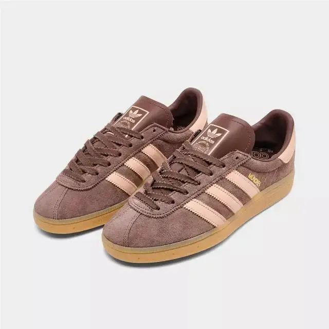 Adidas Originals Müenchen Womens Casual Shoes KJ4496 Earth Strata Blush sz 7