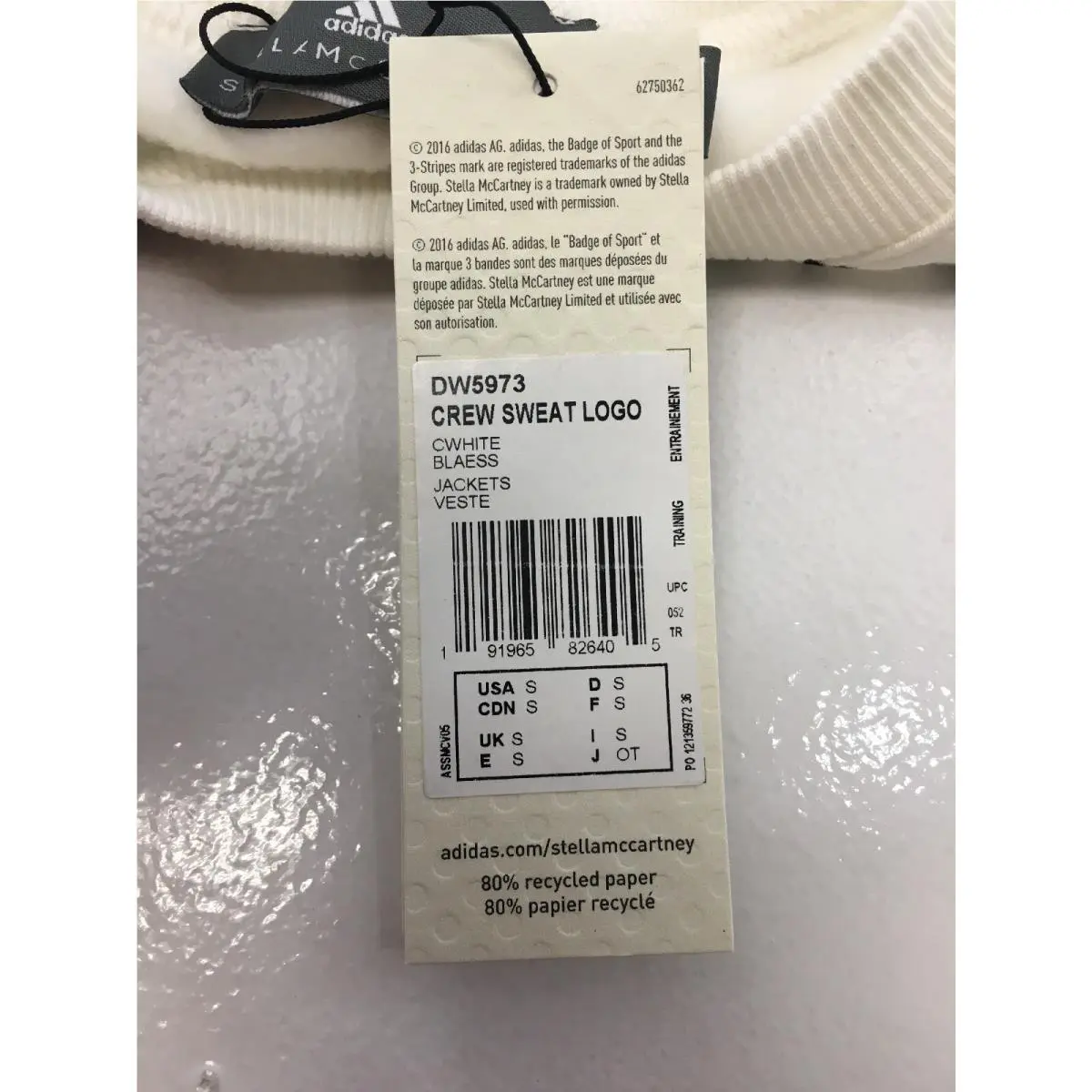 Adidas clothing - Cream/Black (UPC: 0191965826405) 6