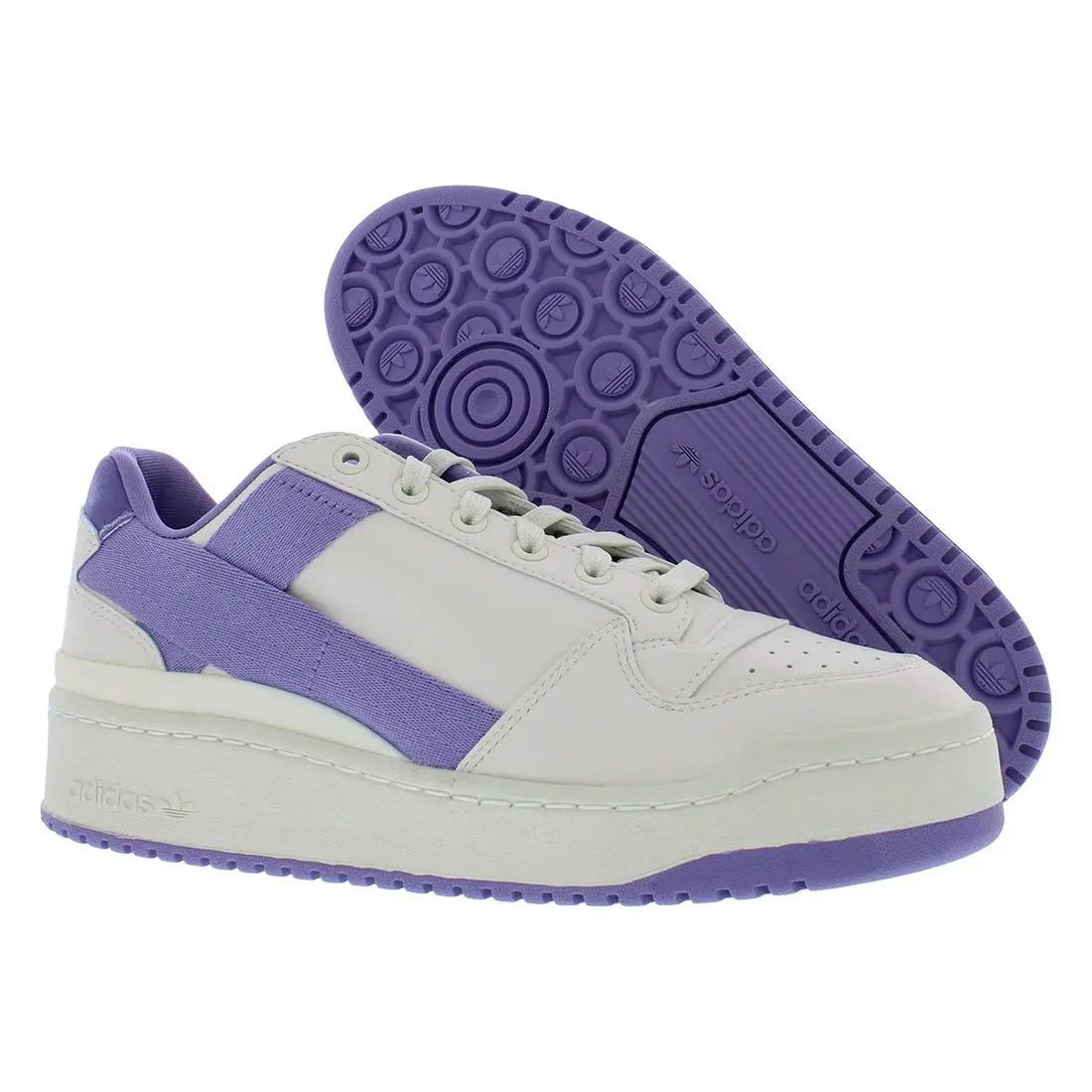 Adidas Forum Bold Womens Shoes Size 9 Color: Core White/white Tint/magic Lilac