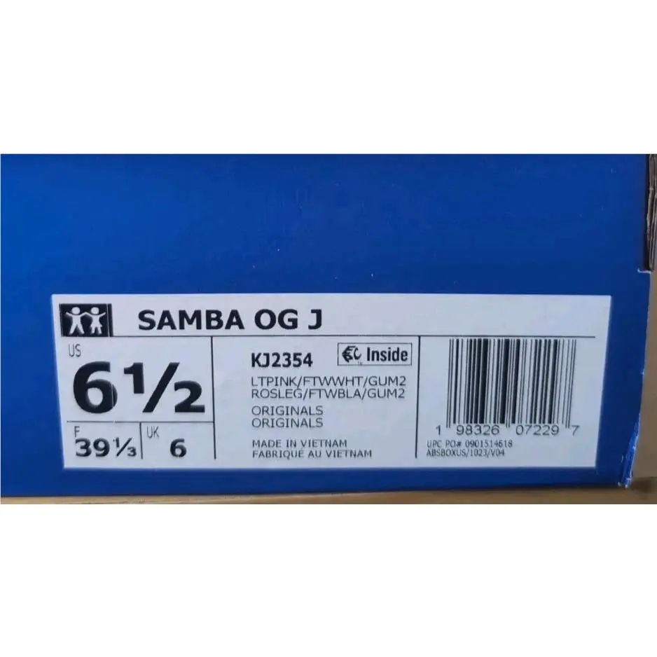 Adidas shoes - Adidas Samba OG J - Samba - Pink 4