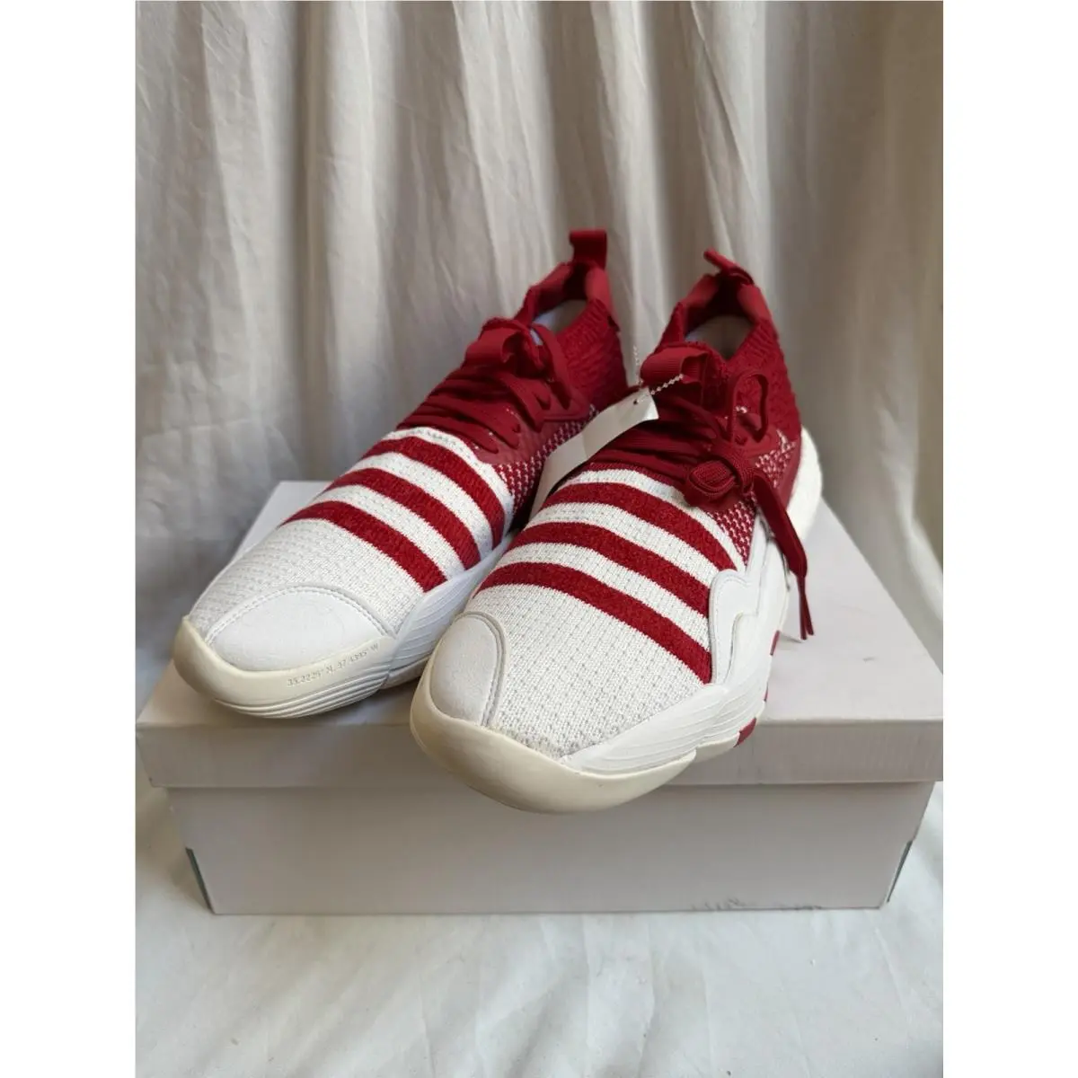 Adidas Trae Young 2 TY2 Basketball Shoes Red White US Men`s 11 Women’s 12