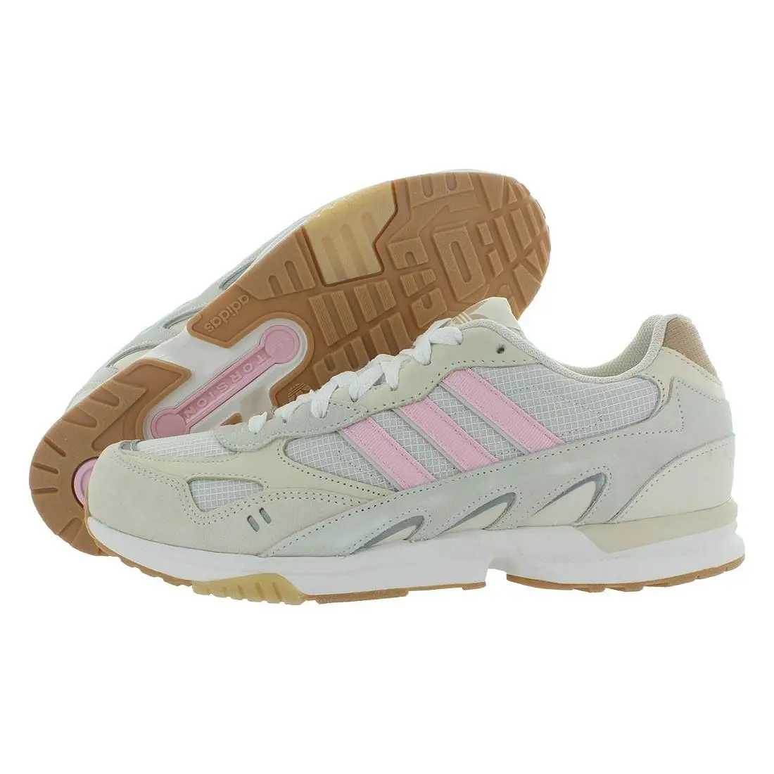 Adidas Torsion Super Mens Shoes Size 10.5 Color: Core White/clear Pink/cream