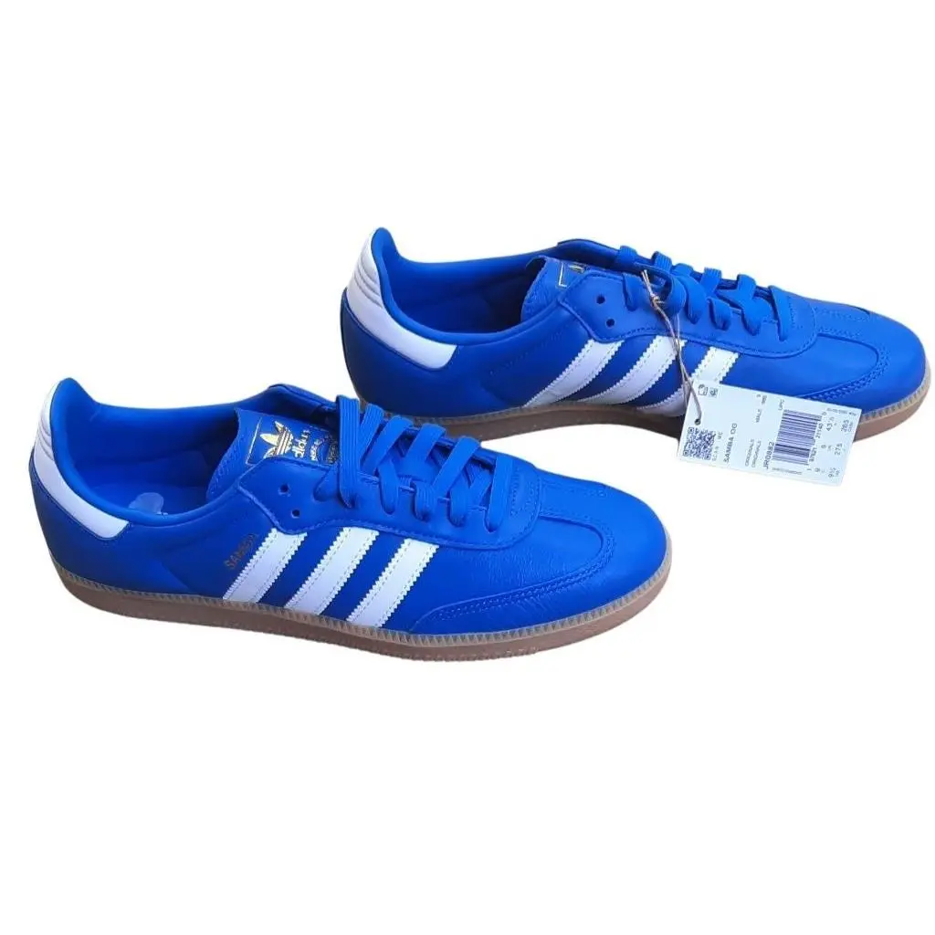 Adidas Originals Samba OG Royal/white/gum Men`s Size 9.5 Shoes