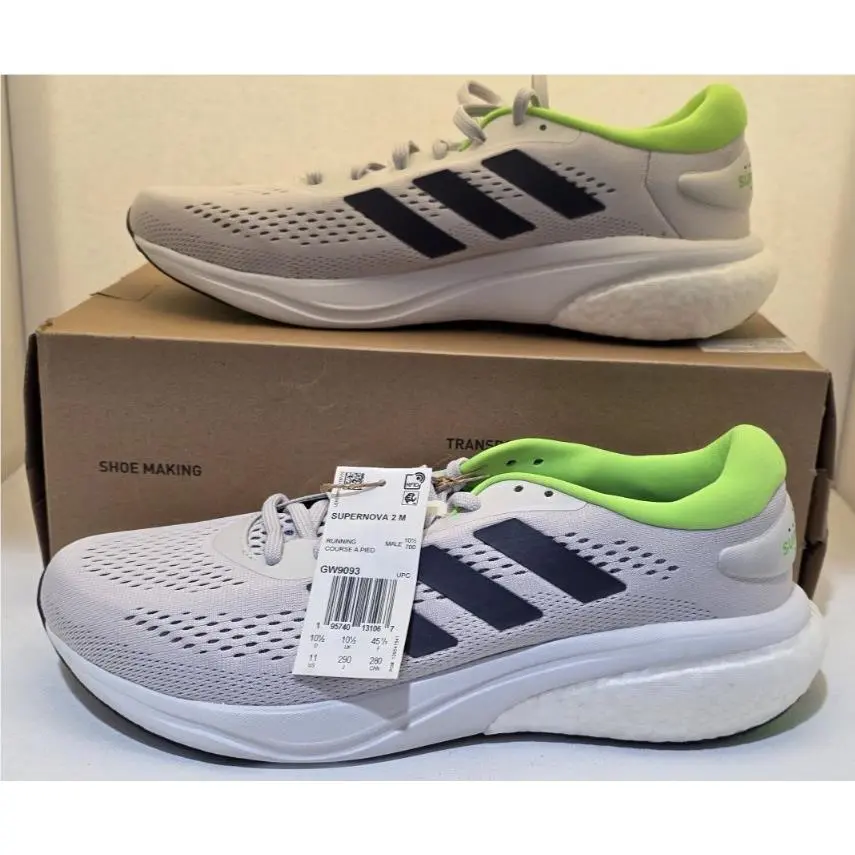 Adidas Supernova 2M Running Shoe Men GW9093/ Gray-black-green