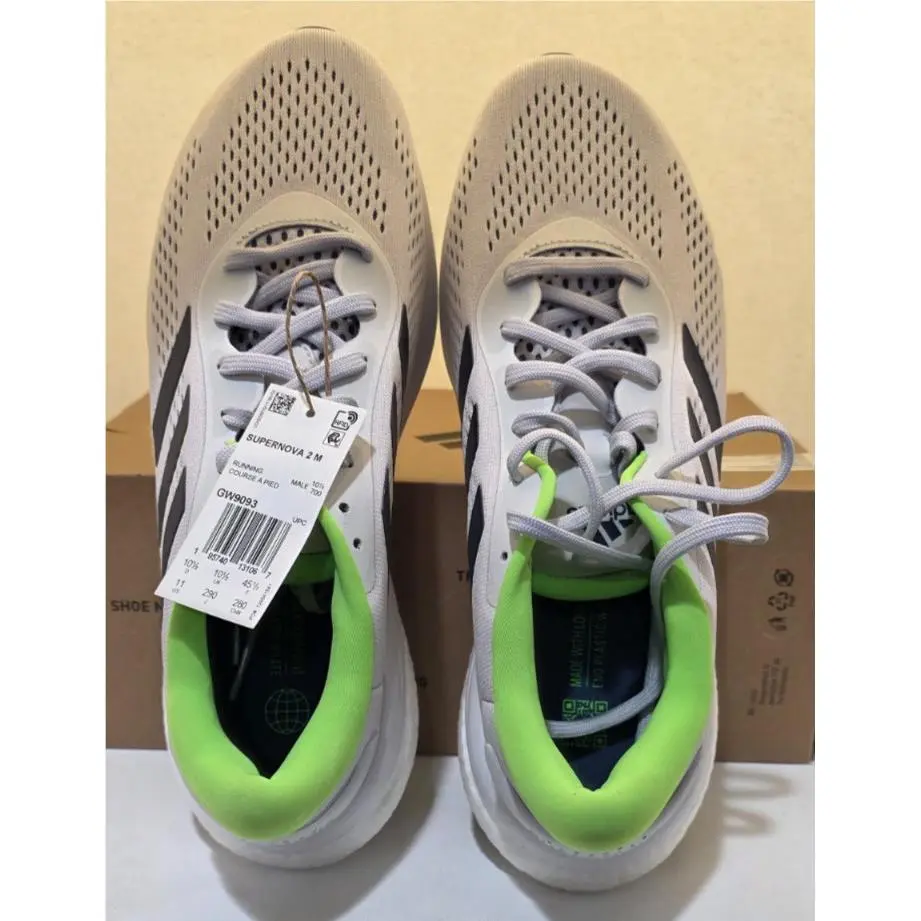 Adidas shoes - adidas Supernova - Supernova - GW9093 - Gray, Green & Black (UPC: 195740131166) 5