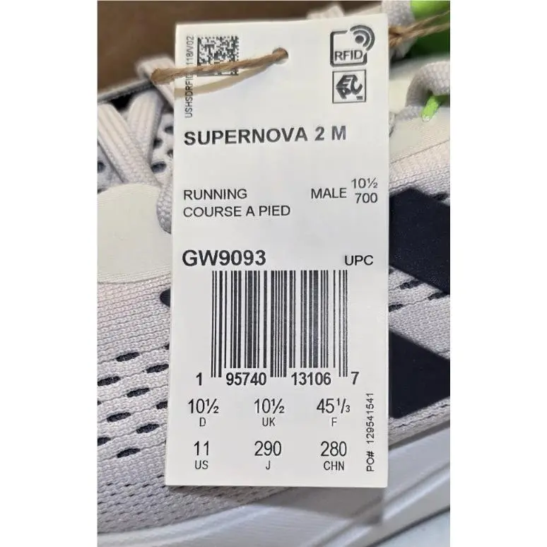 Adidas shoes - adidas Supernova - Supernova - GW9093 - Gray, Green & Black (UPC: 195740131166) 9