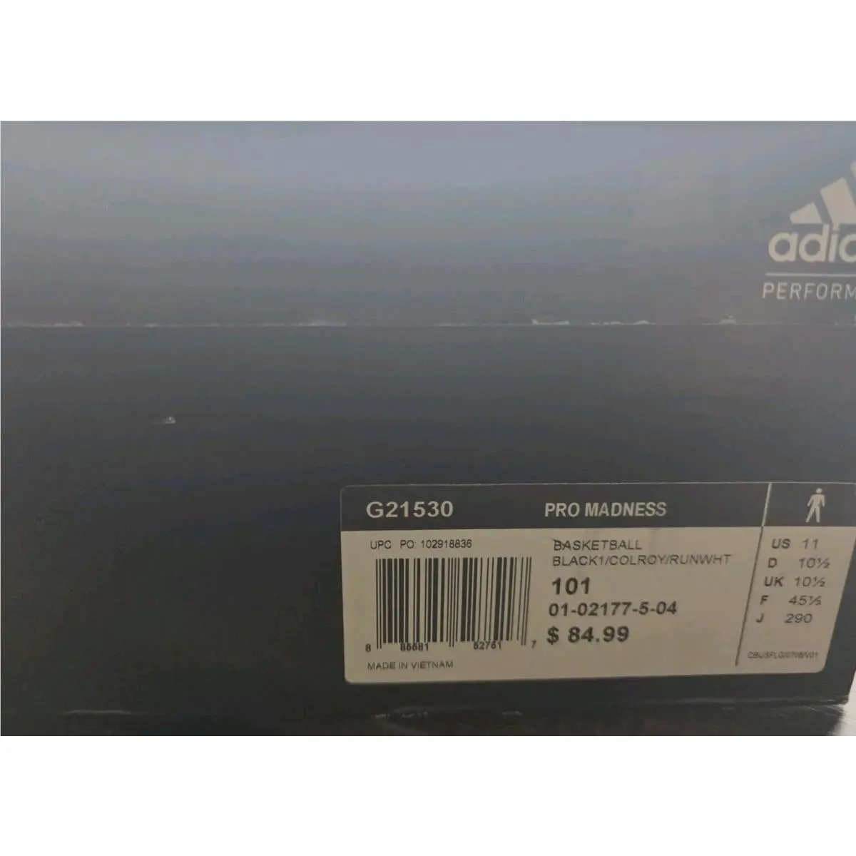 Adidas shoes - MADNESS - MADNESS - G21193 - Black 2