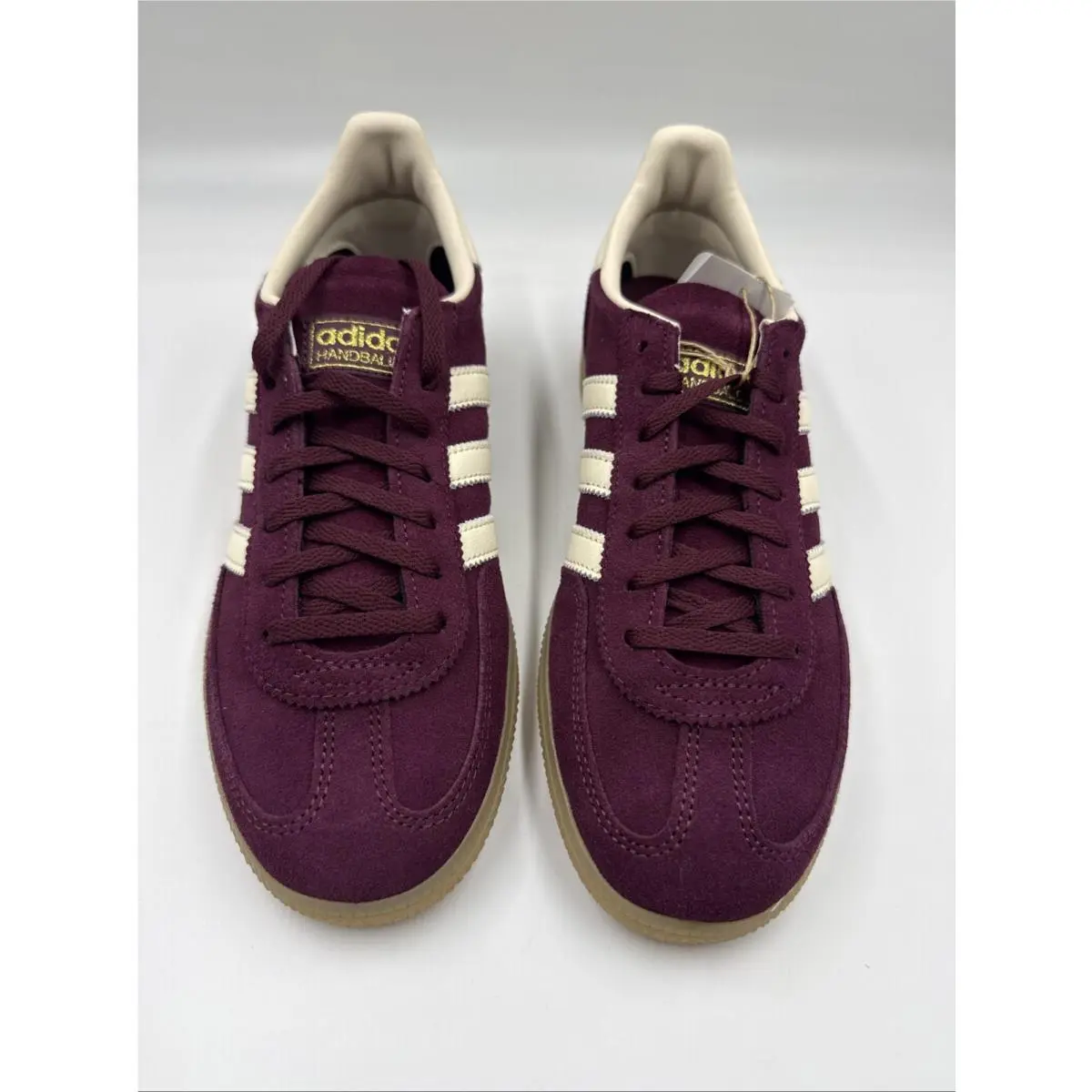 Adidas Handball Spezial Maroon Cream W JP8726 Womens 8.5 Maroon/crewht/goldmt